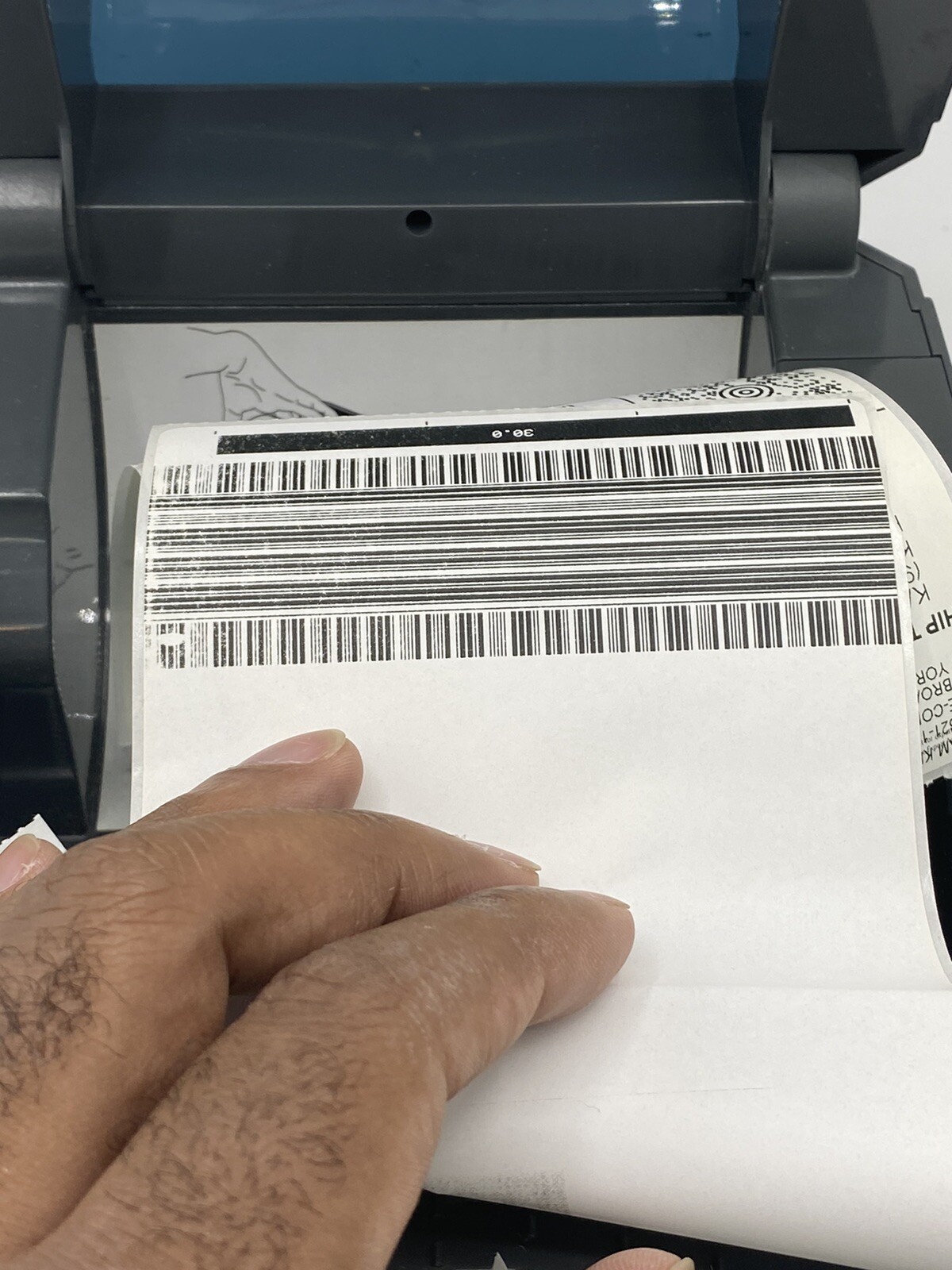 Zebra GX420d Thermal Label Printer USB/Serial/Ethernet w labels & Cables REFURB