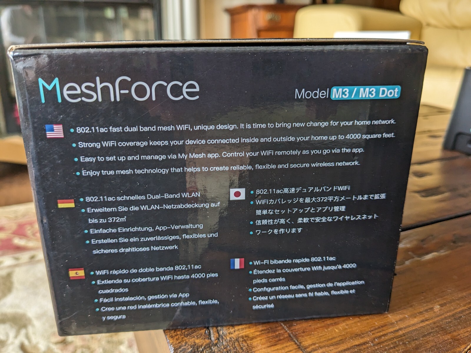MeshForce M3 / M3 Dot Whole Home Mesh WiFi System Replacement Router