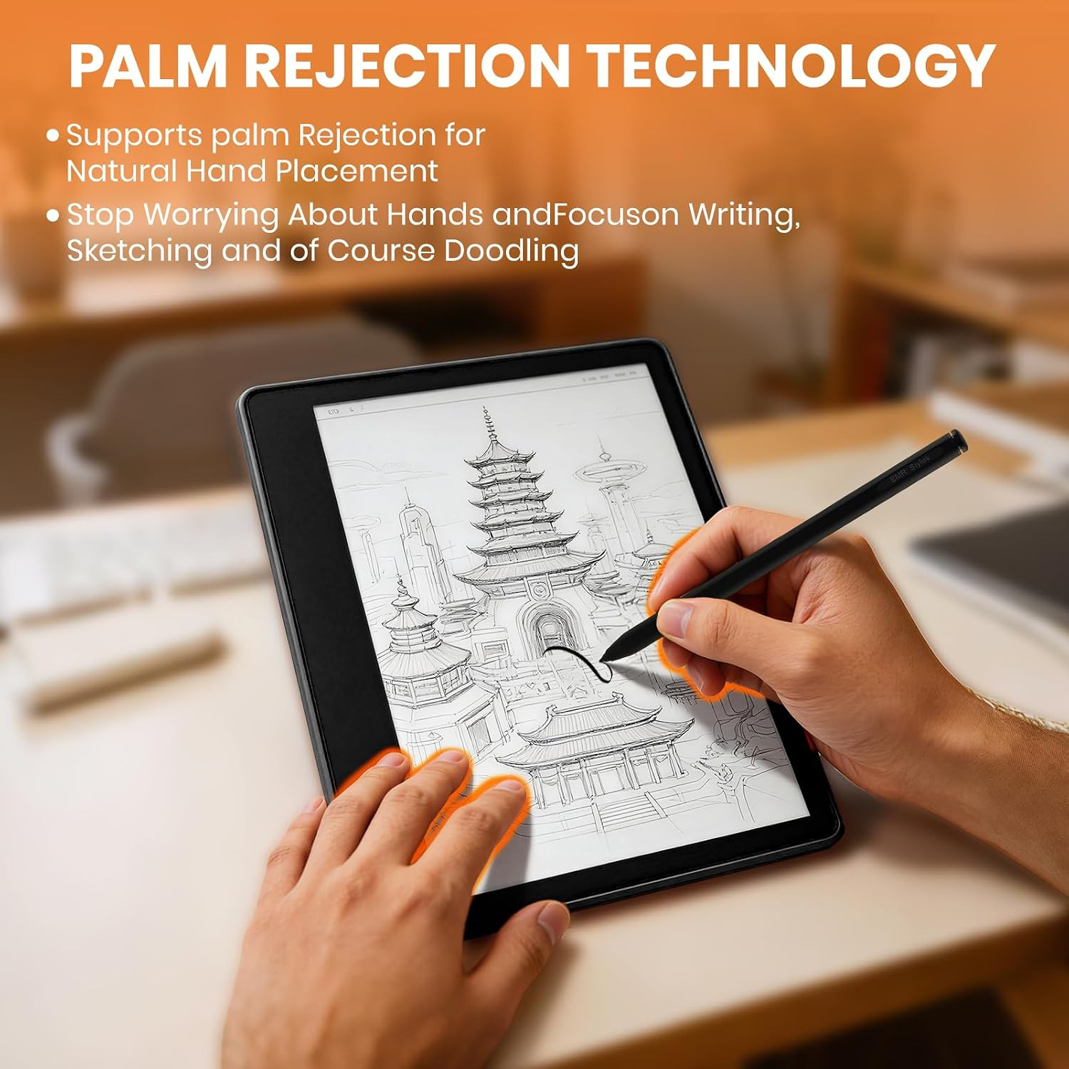 EMR Stylus for Remarkable Kindle Scribe 4096 Pressure Sensitivity | No Battery E