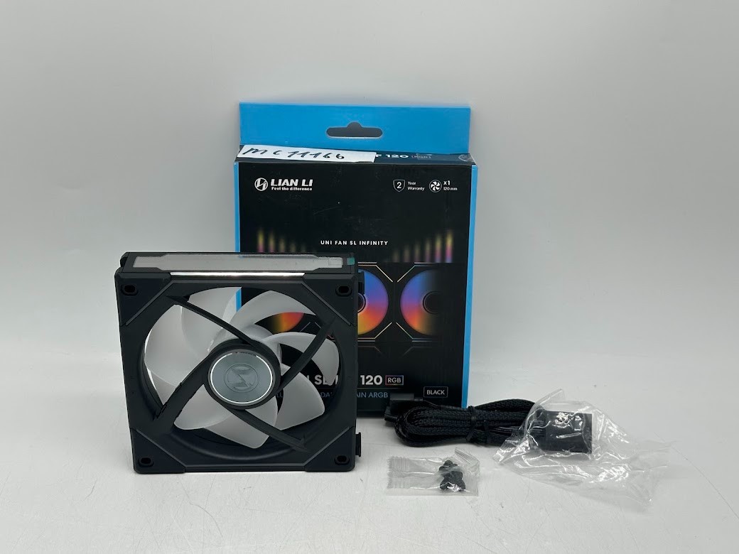 Lian Li UNI Fan SL Infinity Fluid Dynamic Bearing 120MM CASE Fan – Black
