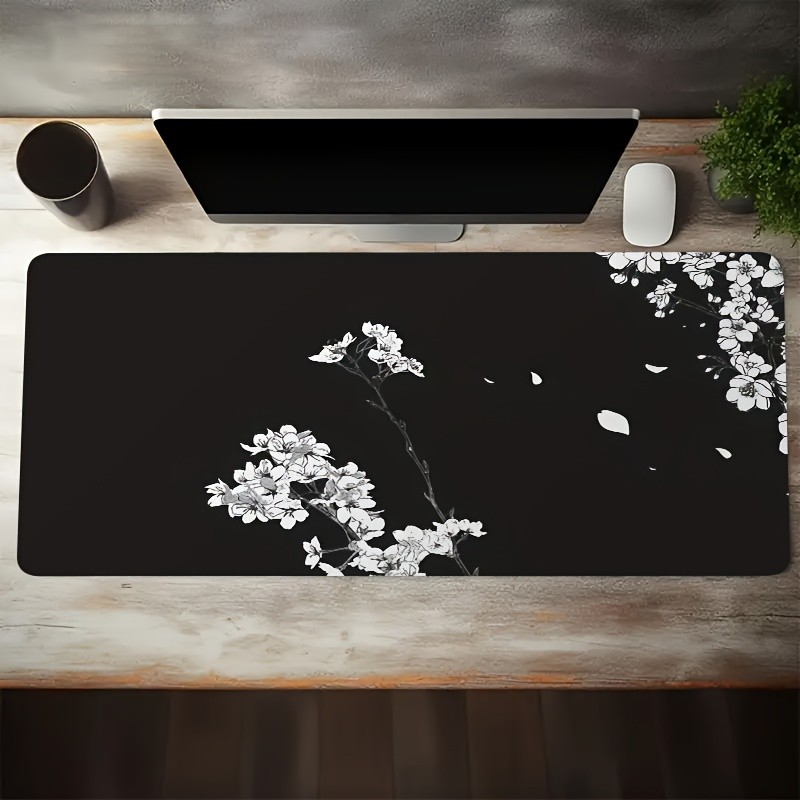 40*90cmJapanese cherry blossom patterned mouse pad – a fashionable desktop pad,