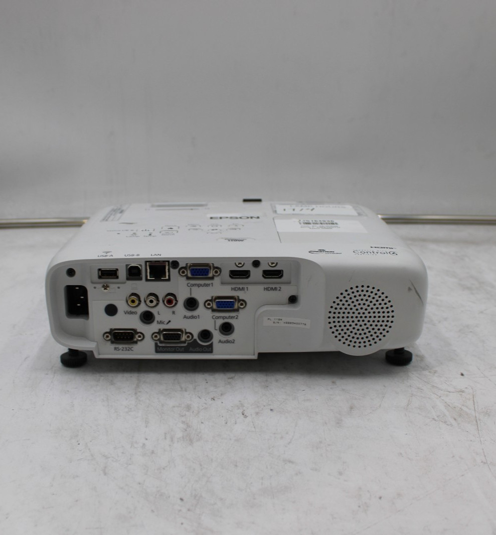 Epson Powerlite 119W WXGA 4000 Lumen 1280×800 Projector 690 Lamp Hours