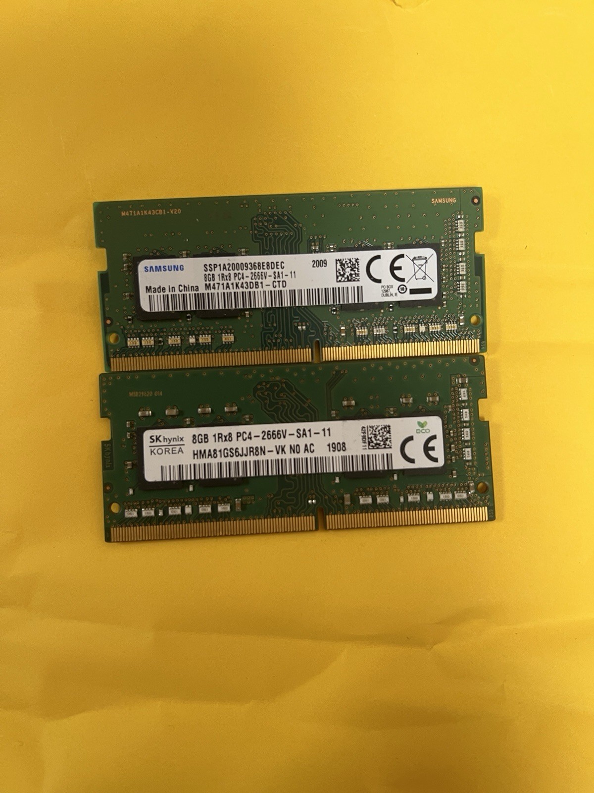 DDR4 SODIMM Laptop Ram Sticks – 4gb, 8gb – Tested! 2400/2666/3200 MAJOR BRANDS