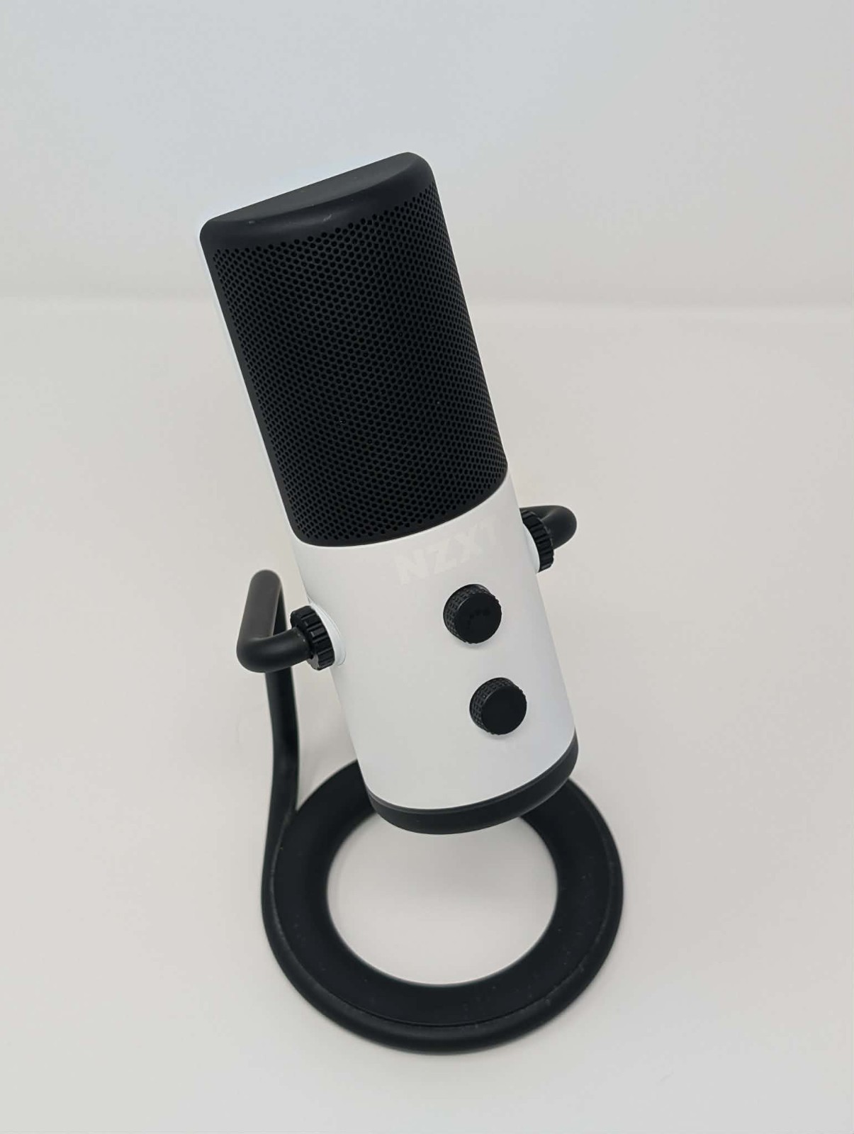 NZXT Capsule – Cardioid USB Microphone – Matte White