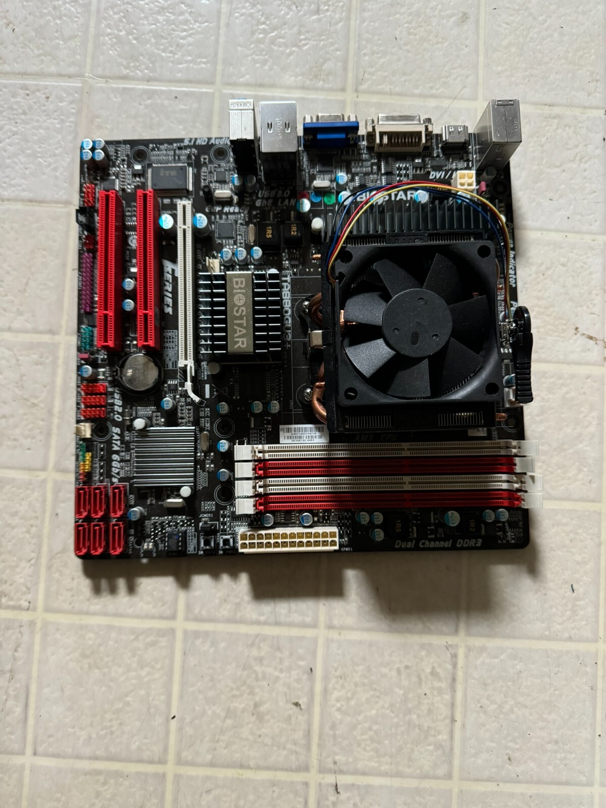 BIOSTAR A88PHM3T AM3 AMD 880G SATA 6Gb/s USB 3.0 HDMI Micro ATX AMD Motherboard