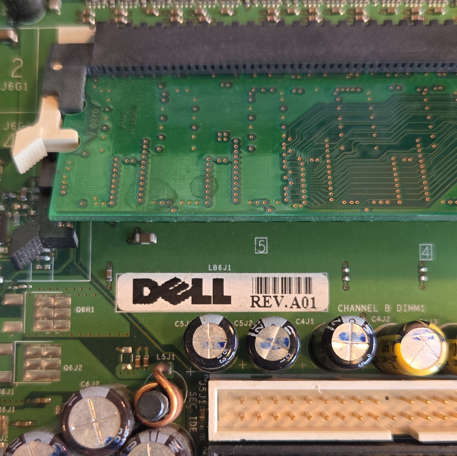Dell Socket 478 Pentium 4 Motherboard W2562 AGP DDR w/256MB RAM Untested