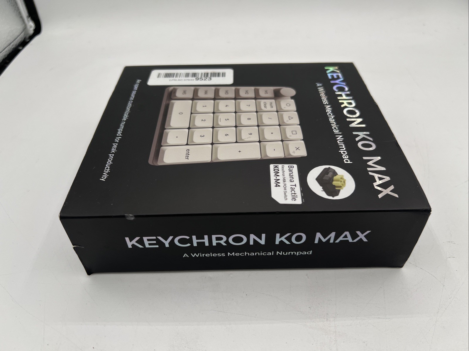 Keychron K0 Max Wireless Mechanical Numpad Number Keypad K0M-H4 Banana Tactile