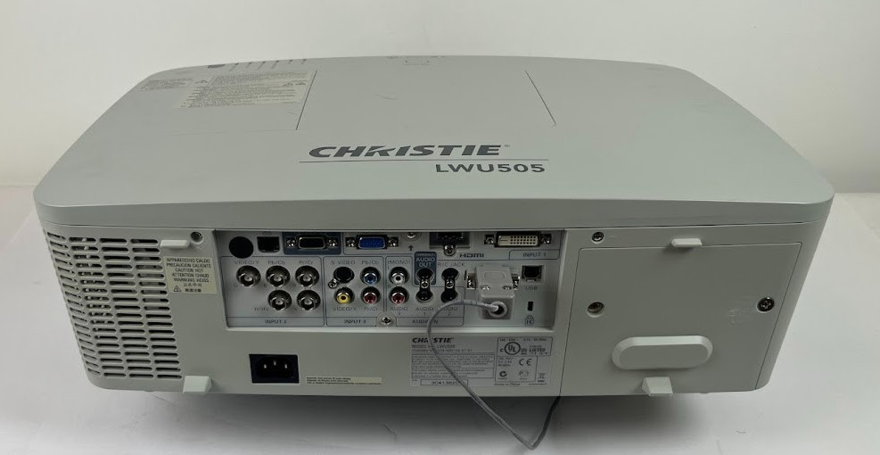 Christie LWU505 5000 Lumen WUXGA 3LCD Projector w/ LNS-S20 Zoom Lens