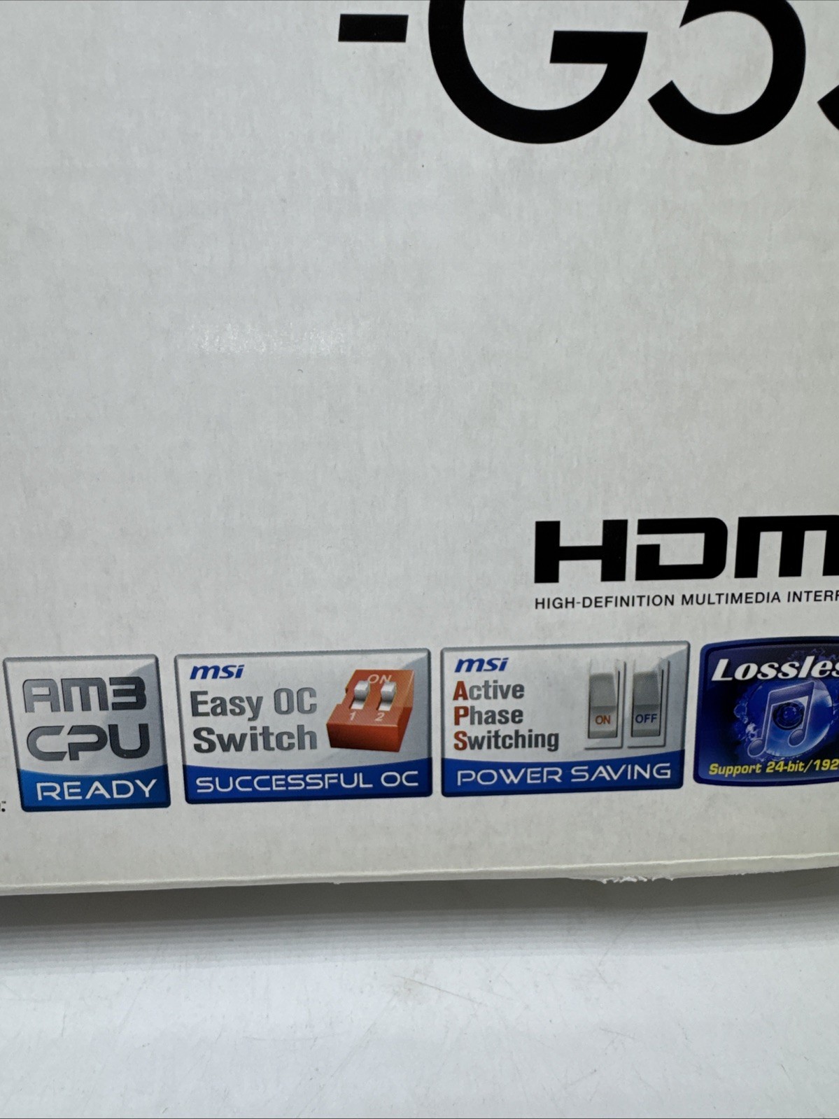 MSI NF750-G55 Mainboard HDMI Windows 7 New In Box