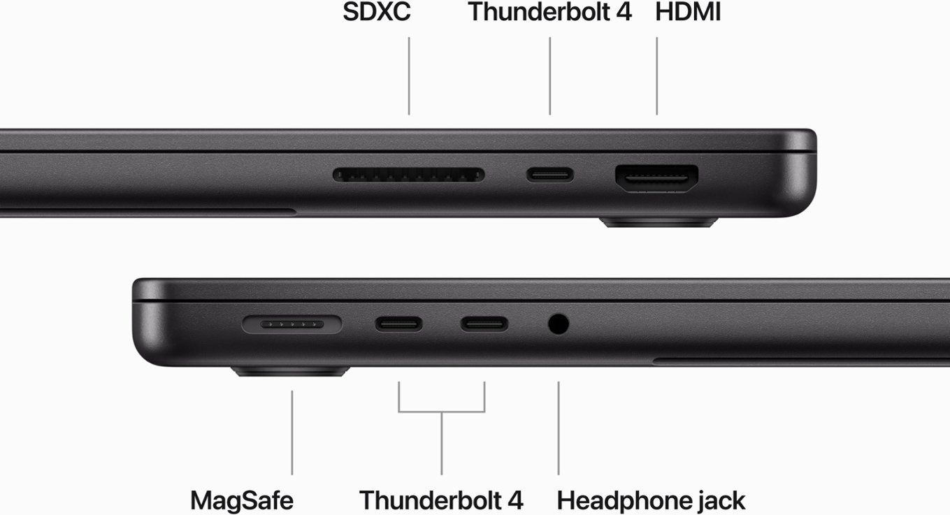 2025 Apple MacBook Pro 14-inch M5 Chip 16GB RAM 512GB SSD Space Black – Good
