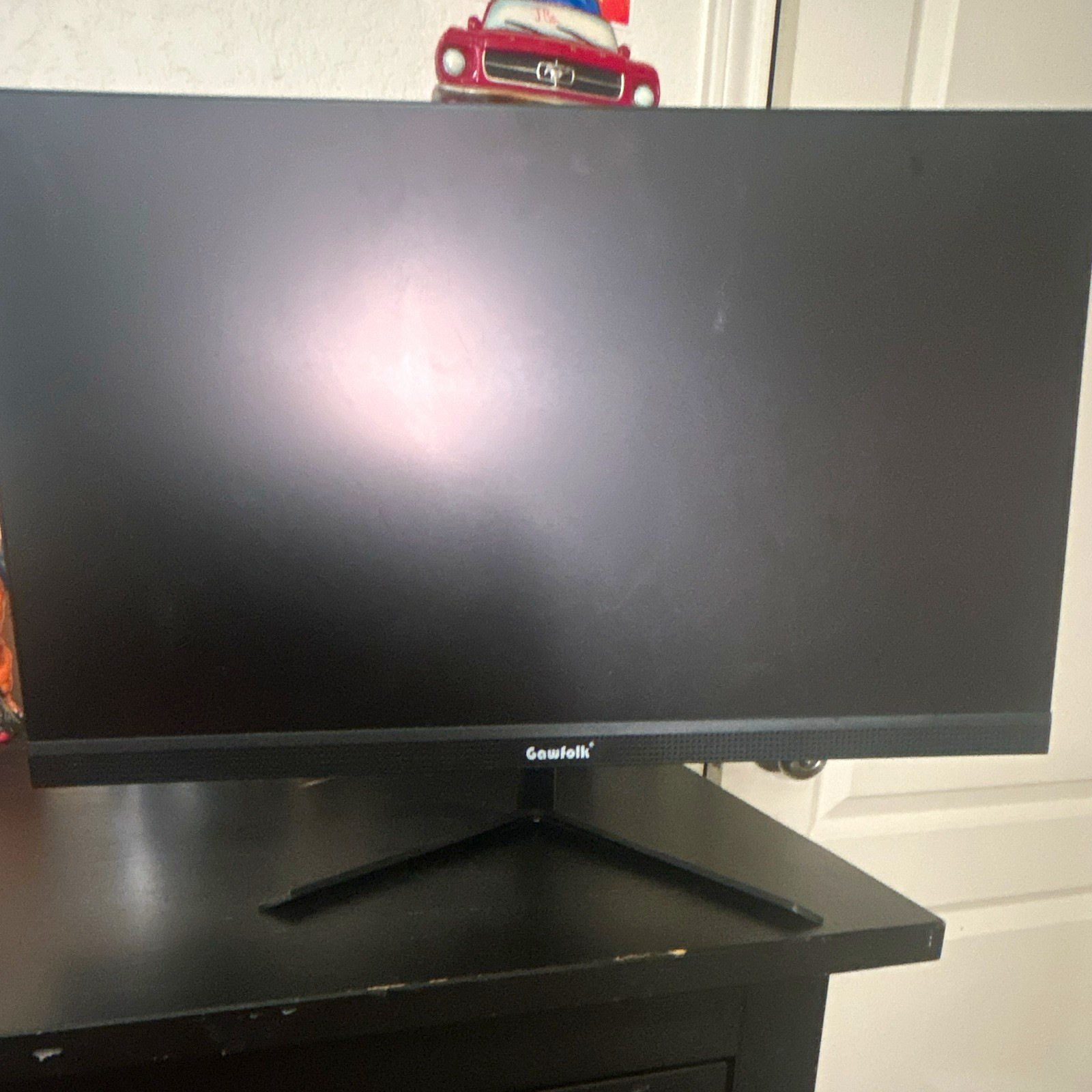 Gawfolk 24in LED Monitor 1080p 75Hz 5ms HDMI VGA Black Flat Screen