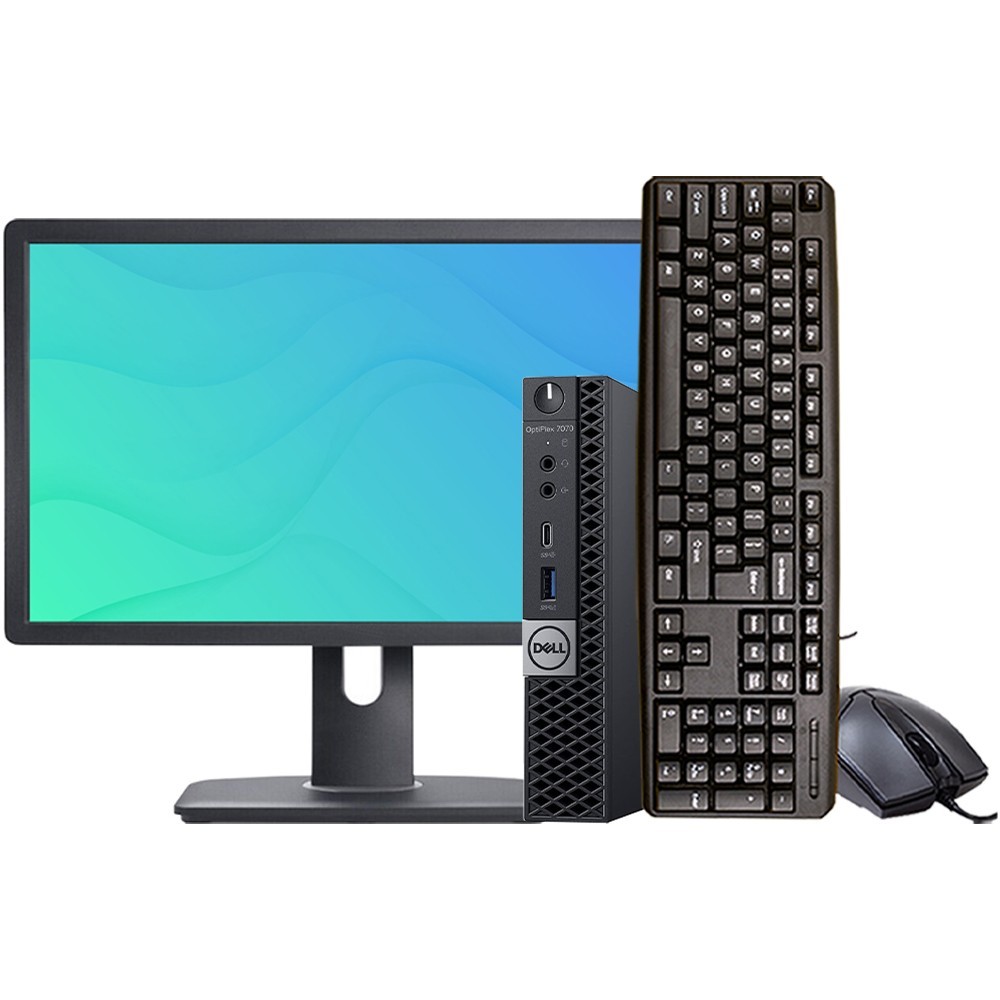 Dell i5 Desktop Computer Mini Pc Up To 27″ LCD 32GB RAM 1TB SSD Windows 11 Pro
