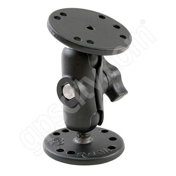 RAM Mount Double B-Ball Round Plate Assembly With 1.75″ Length Arm RAM-B-101U-A