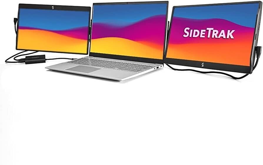 SideTrak Swivel Attachable 14″ Full HD Portable Monitor 1920-1080 resolution NEW