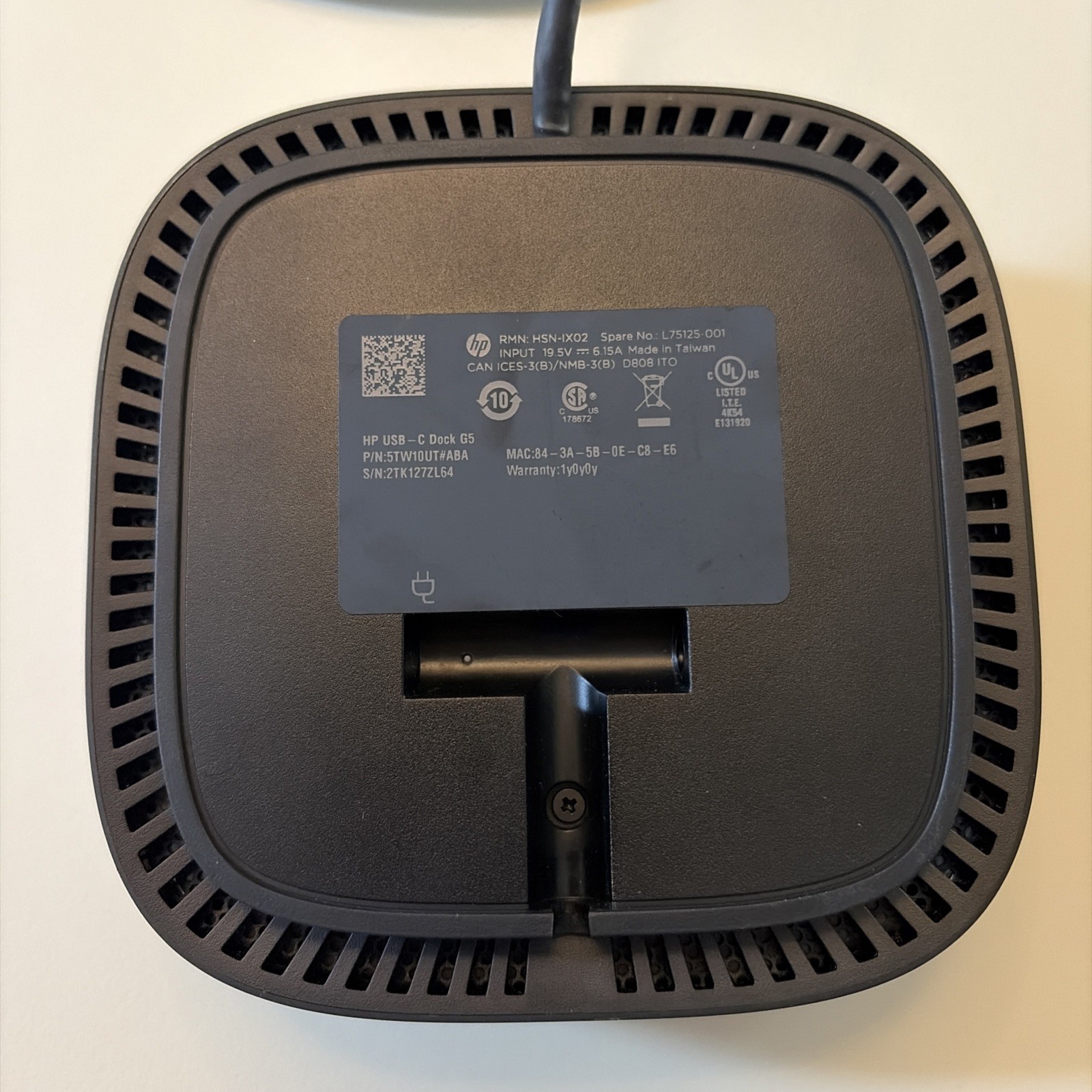 ✅ Pre-owned HP Dock G5 USB-C Docking Station 5TW110UT#ABA