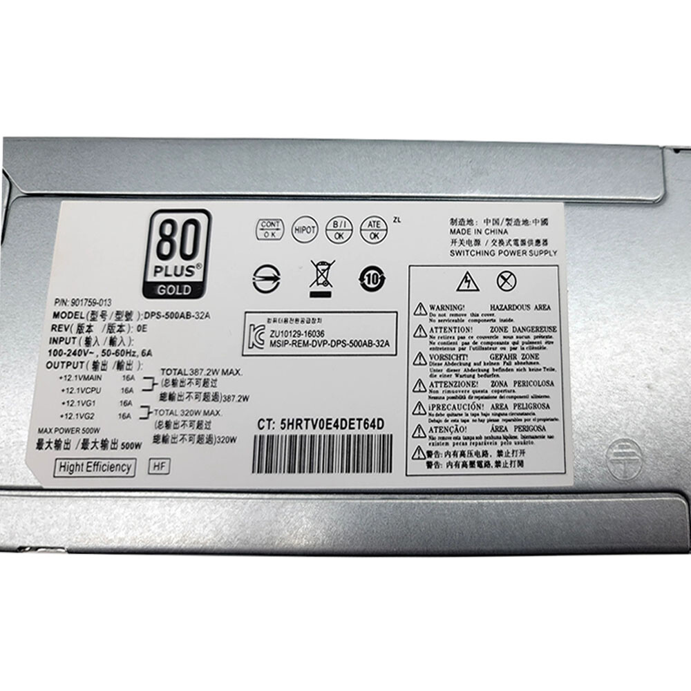 New Power Supply Unit 500W For HP ENVY Desktop – 795-0003UR L05757-800 PSU USA