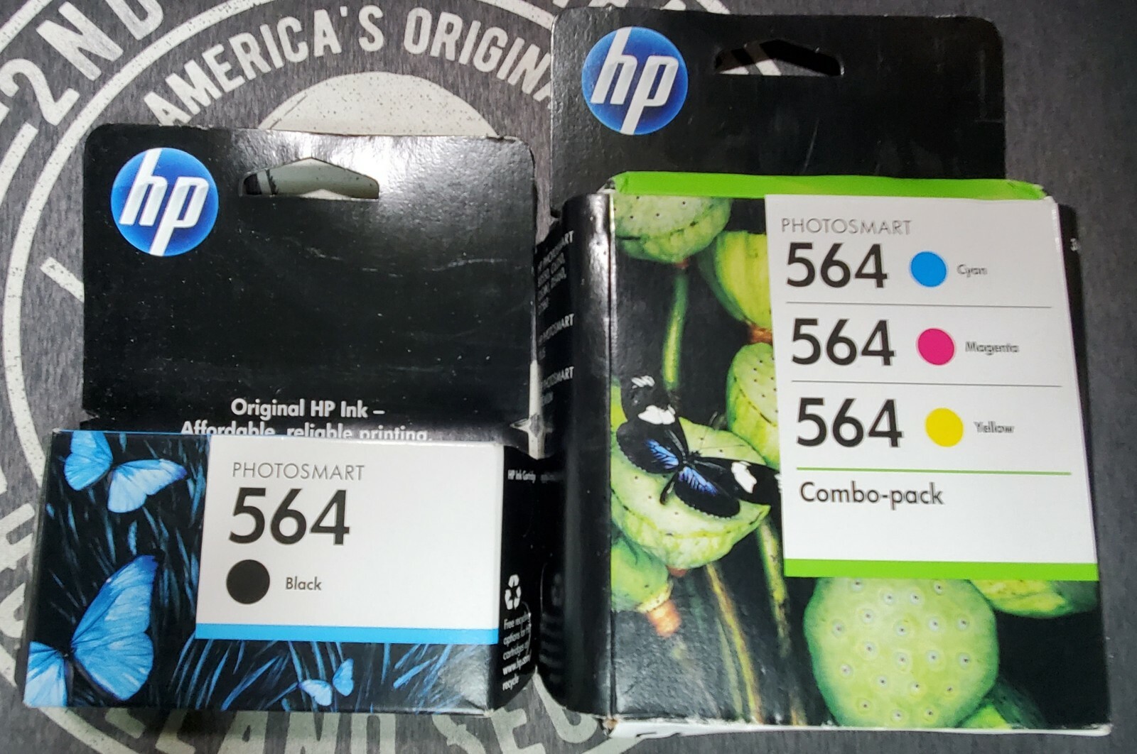 NEW HP 564 Black Combo-Pack Ink Cartridge CN680WN CN994FN New Generation Genuine
