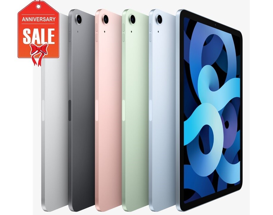 Apple iPad Air 4th – 64GB 256GB, WiFi, Cellular Unlocked, Gray Silver Green Blue