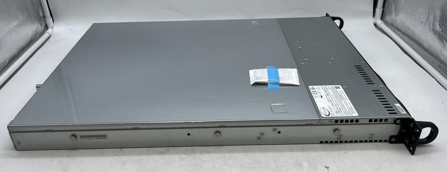 Supermicro Superserver CSE-111-6 w/ X11SCW-F Xeon E-2176G 16GB 2x 480GB SSD