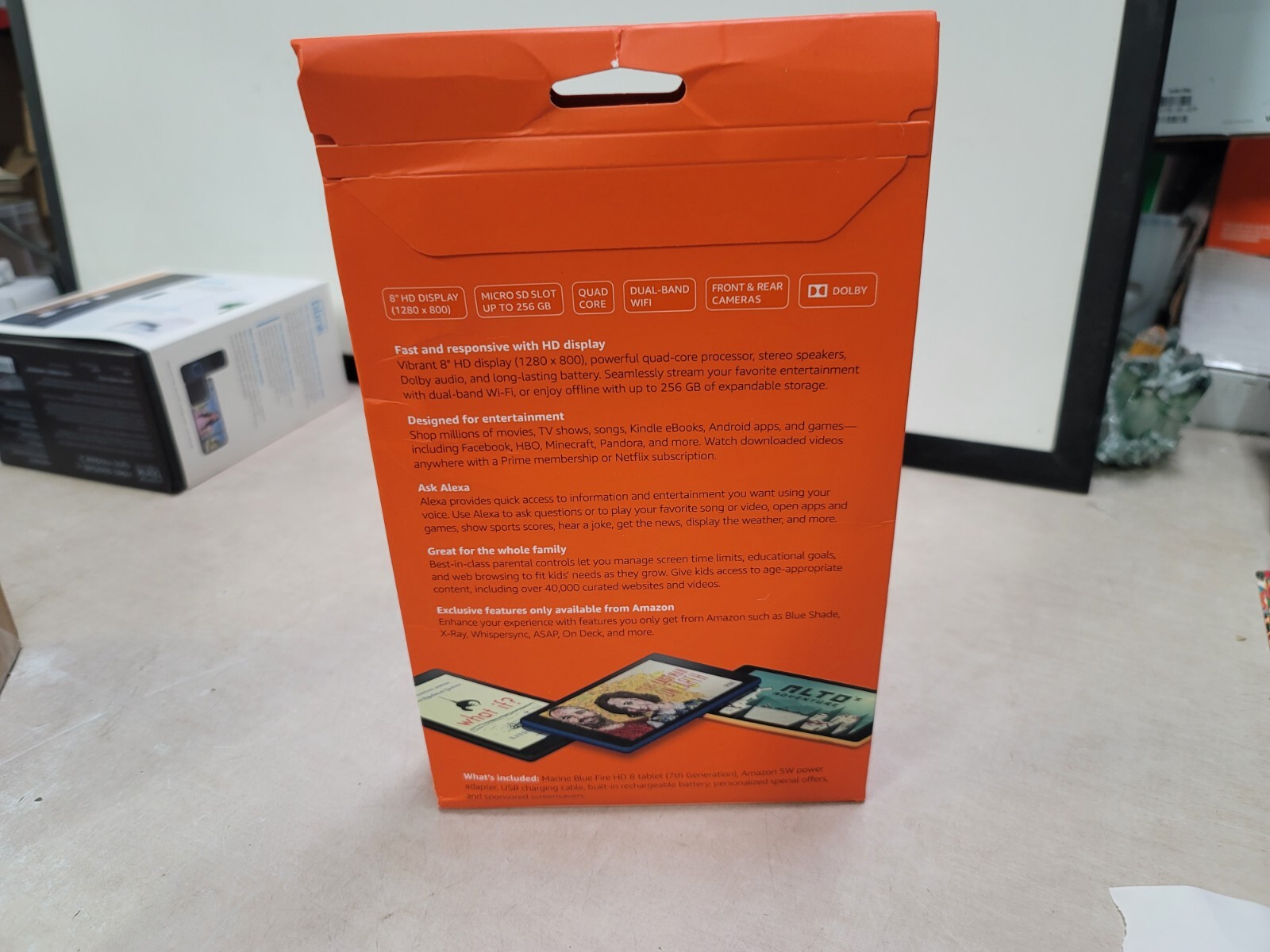 Factory Sealed Amazon Fire HD8 With Alexa 32gb Blue