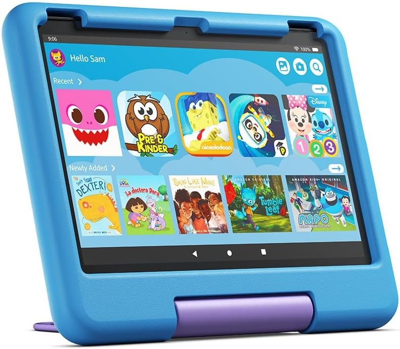 Case for Fire HD 10 Tablet 13th Gen (2023) – Kid-Proof, Shockproof, Blue