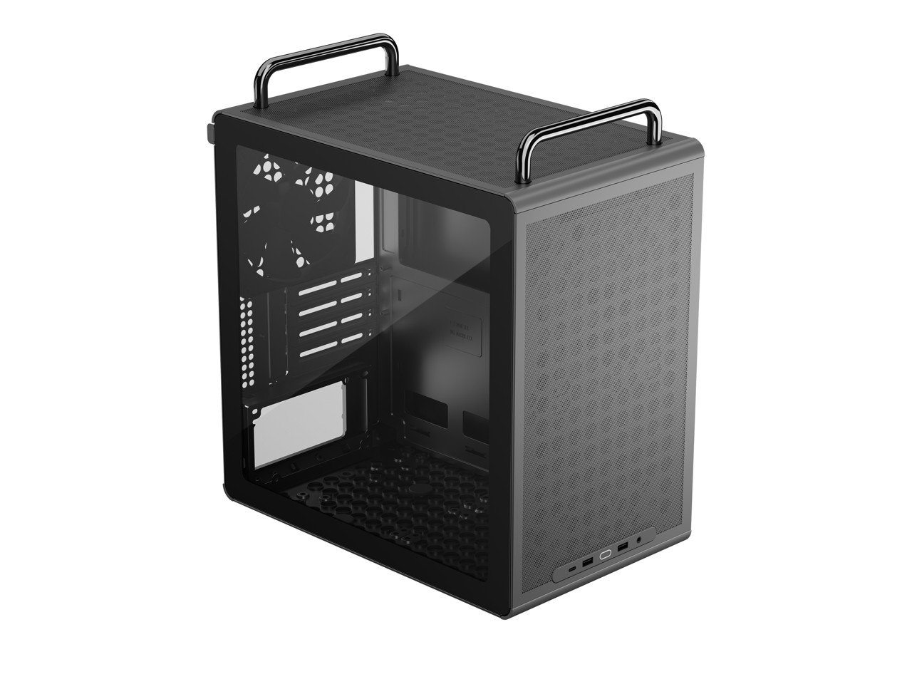 Cooler Master QUBE 340 Micro-ATX Compact -Tower PC Case – Customizable Modular C