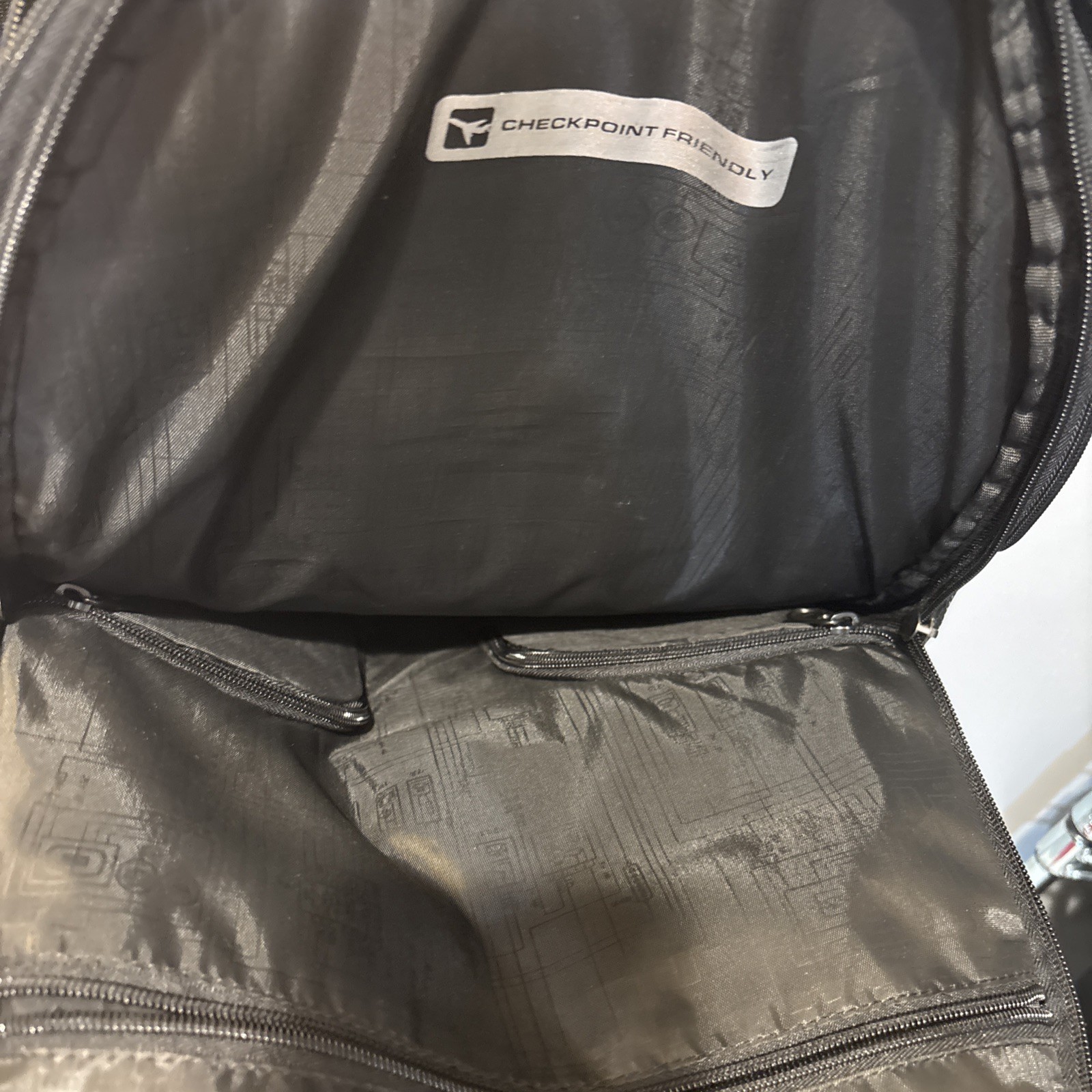 OGIO Navy Prospect Backpack Padded Laptop Sleeve Tech Vault Travel Pockets
