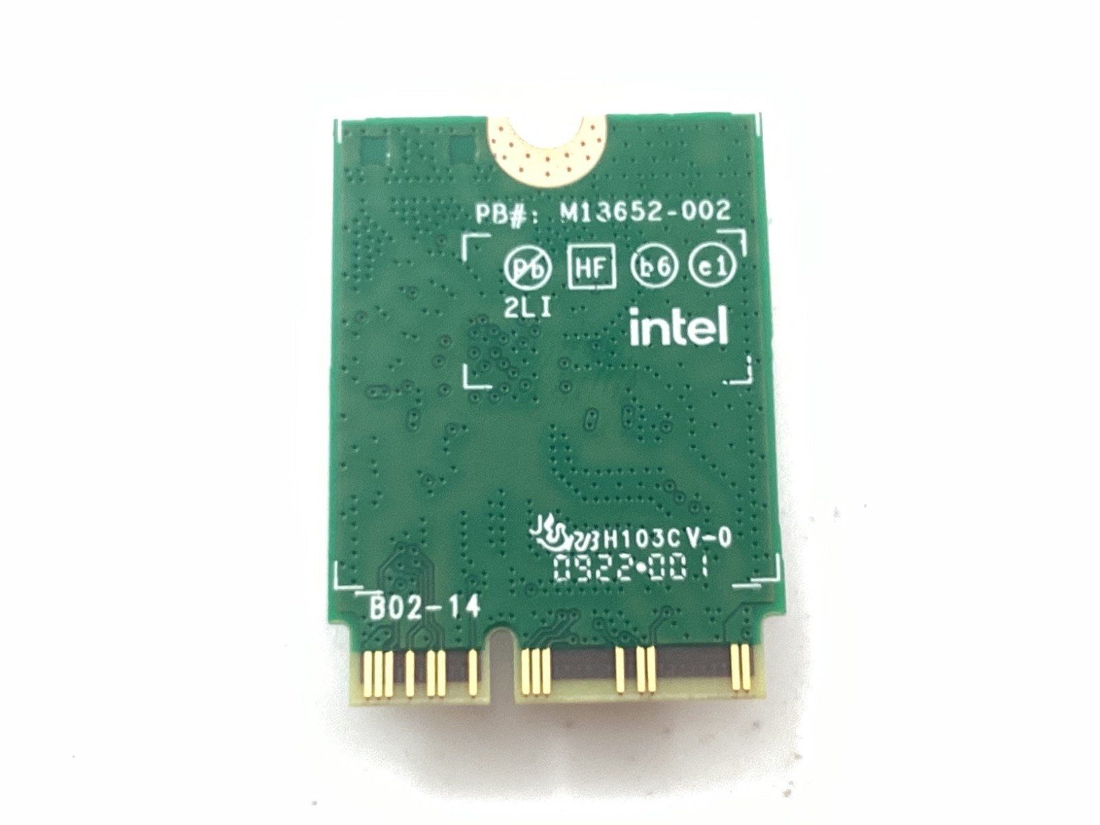 Intel Wi-Fi 6E AX211NGW M.2 2230 CNVio2 Key E 802.11ax Wi-Fi Card – 0G83J7