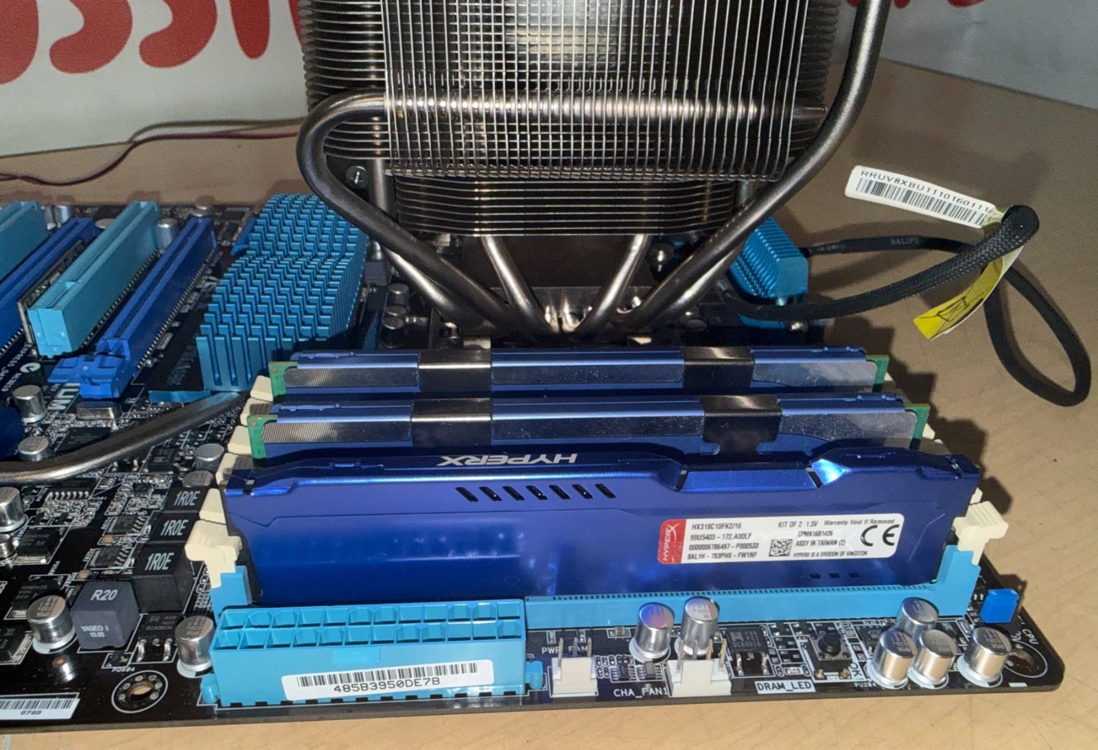 ASUS P6X58D Premium ATX LGA1366 Intel i7 CPU 950 @ 3.07GHz 16Gb DDR3 UDIMM RAM