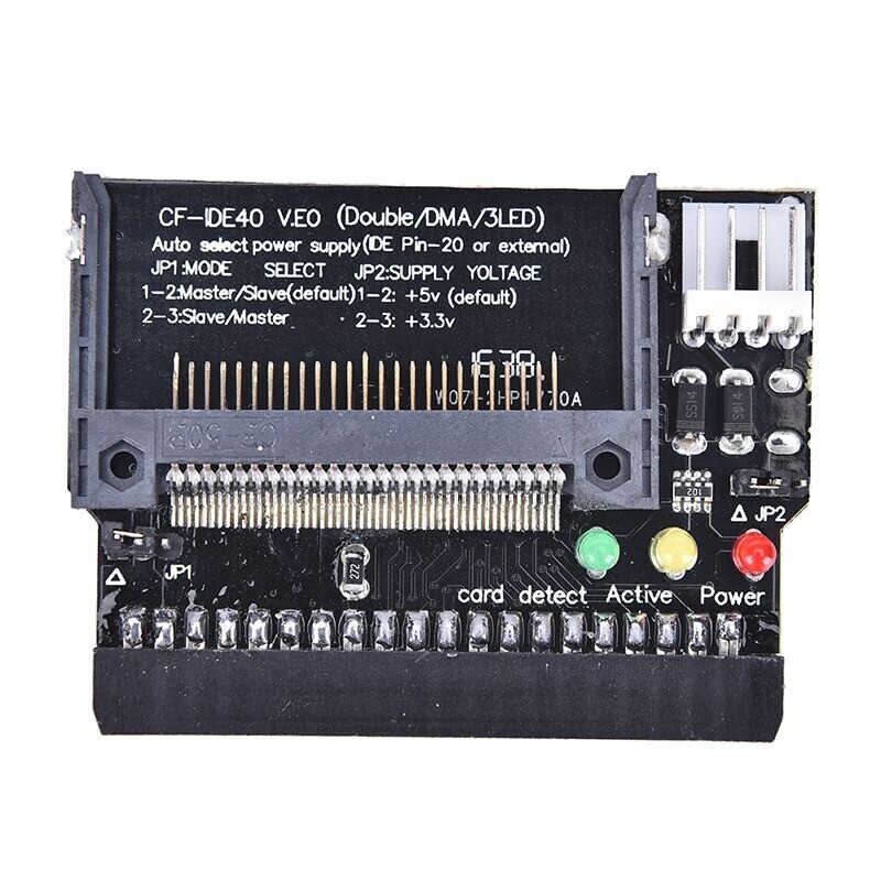 20X Compact Flash CF to 3.5 Female 40 Pin IDE Bootable Adapter Converter Cards