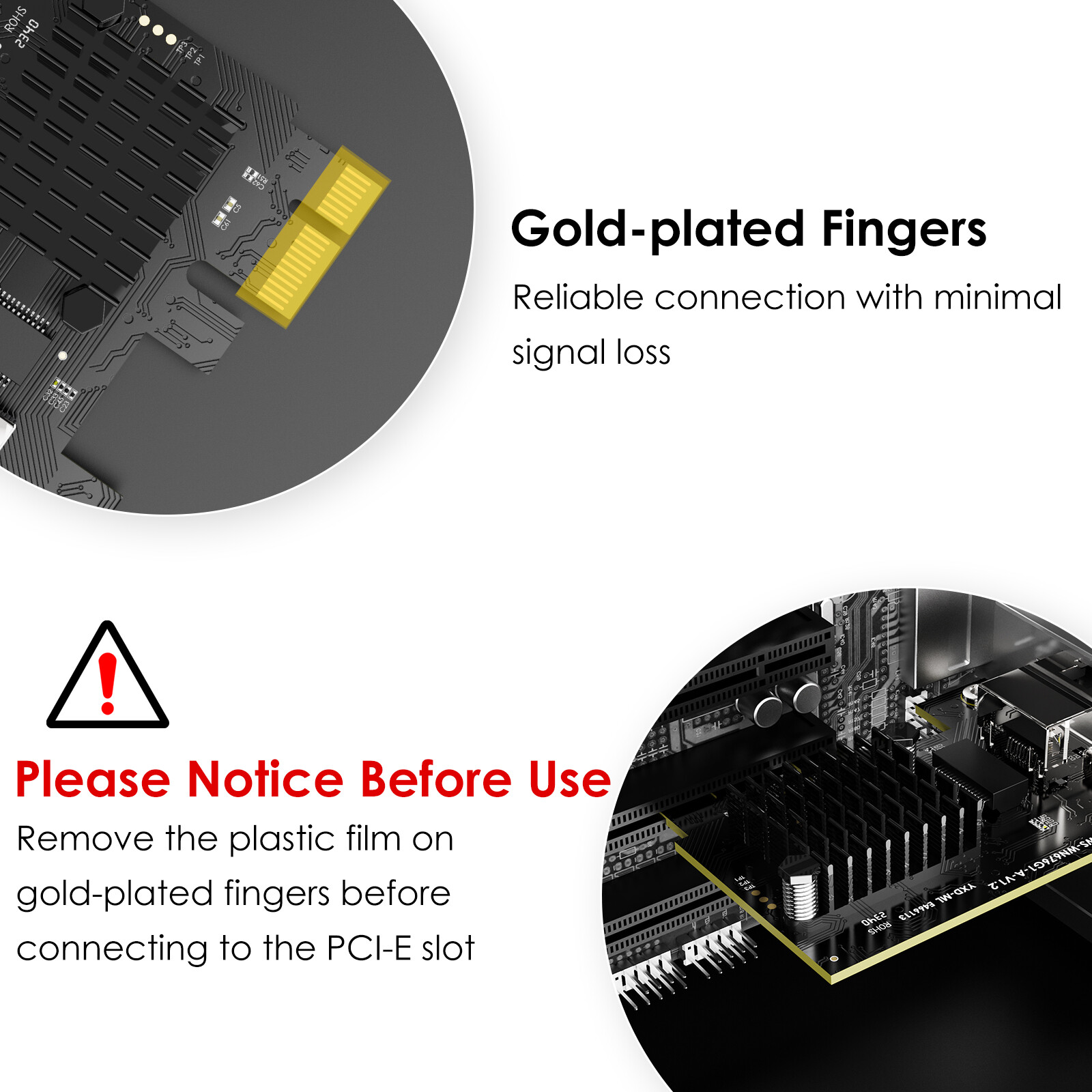 2500/1000/100Mbps 2.5G Base-T PCIe Network Card PCI Express Ethernet Adapter