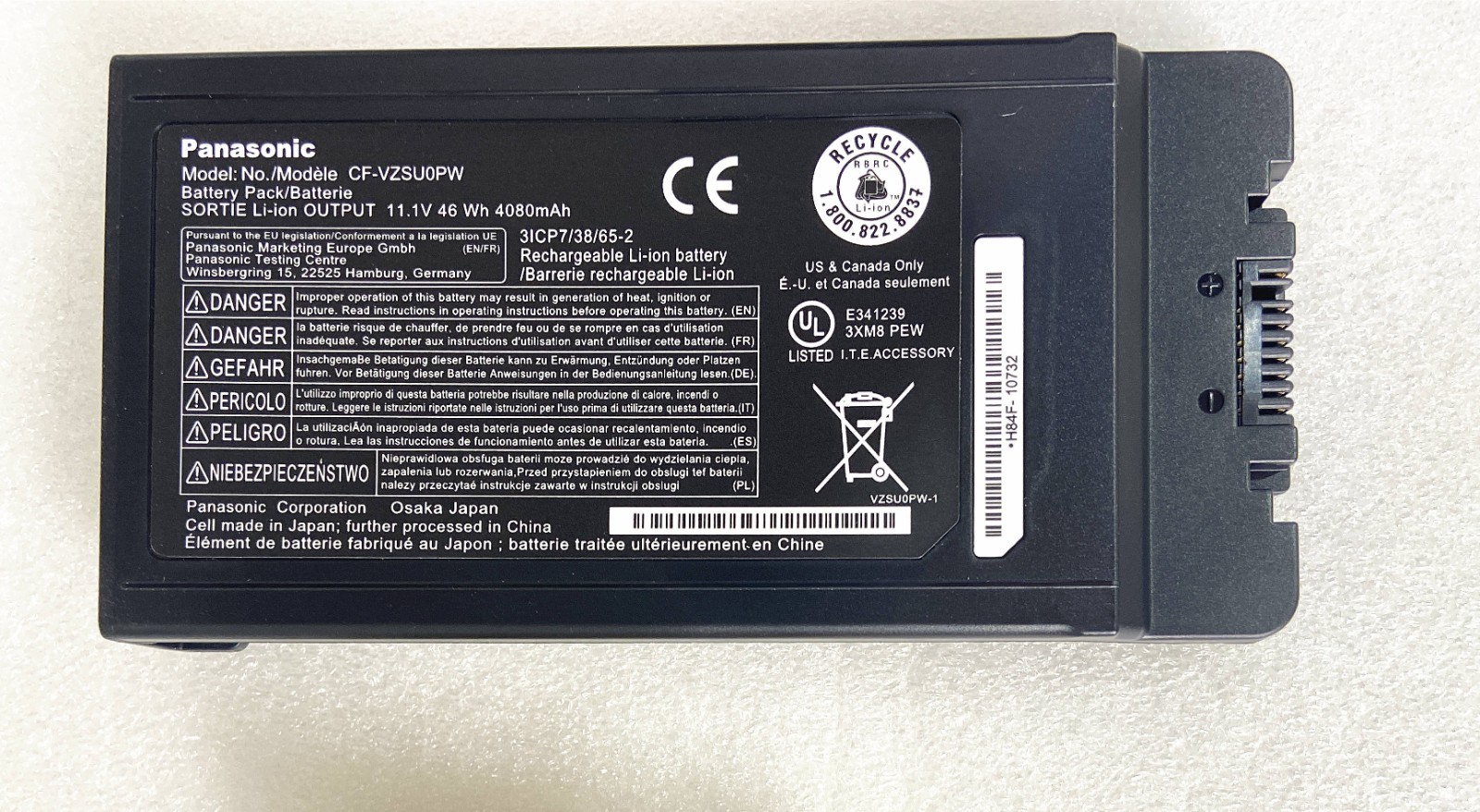 Genuine CF-VZSU48 Battery Panasonic Toughbook CF19 CF-19 MK5 MK6 MK7 MK8 Series