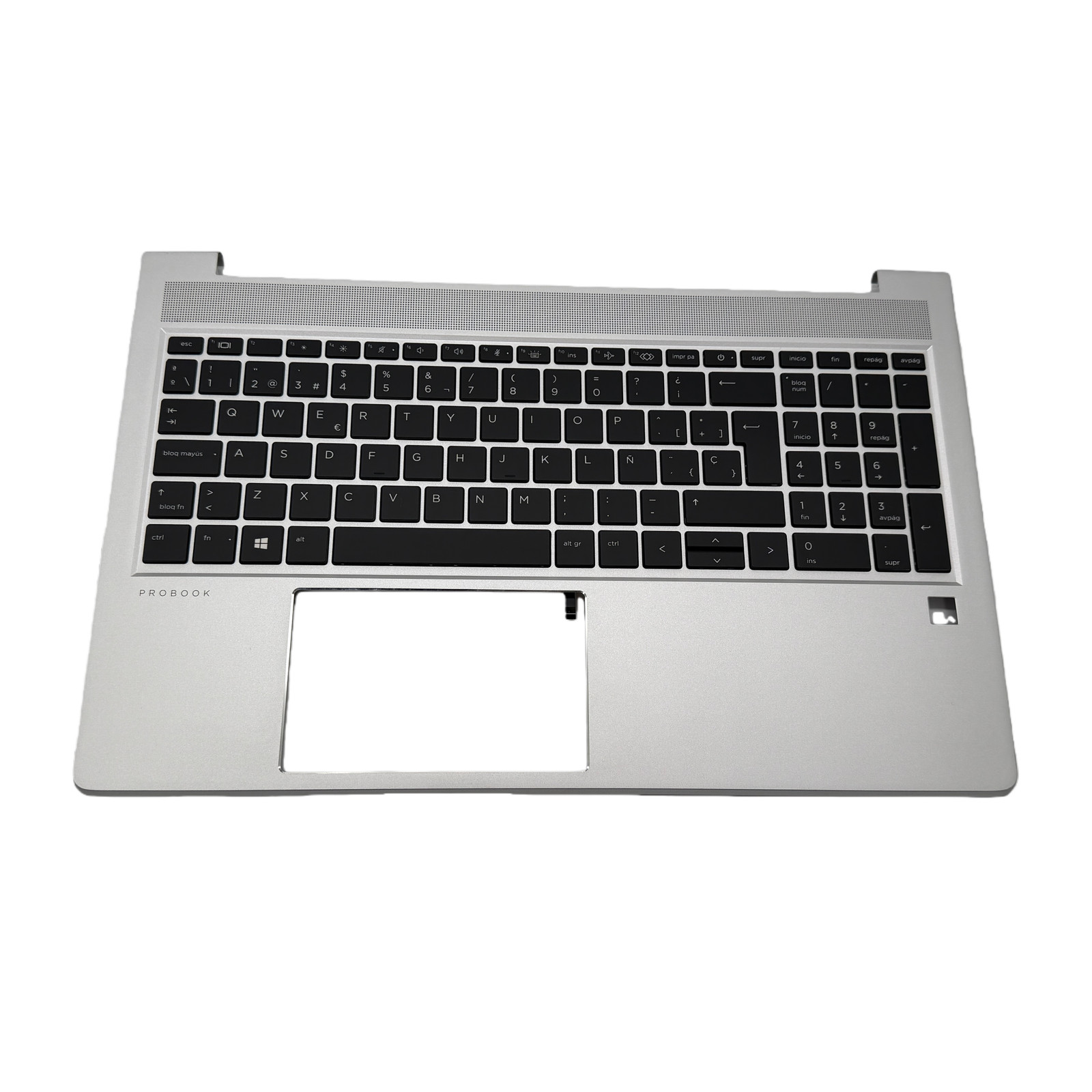 For HP ProBook 450 G8 455 G8 Spanish Backlit Keyboard Palmrest Upper Case