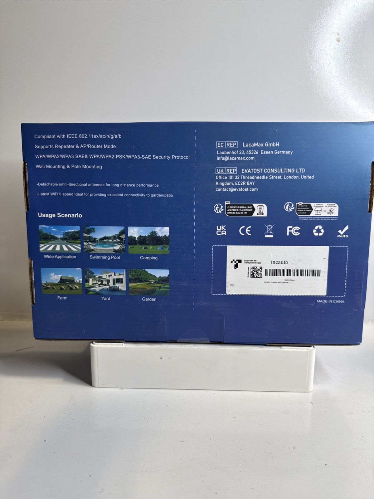 INEAUTO AX3000 Outdoor Wifi Extender