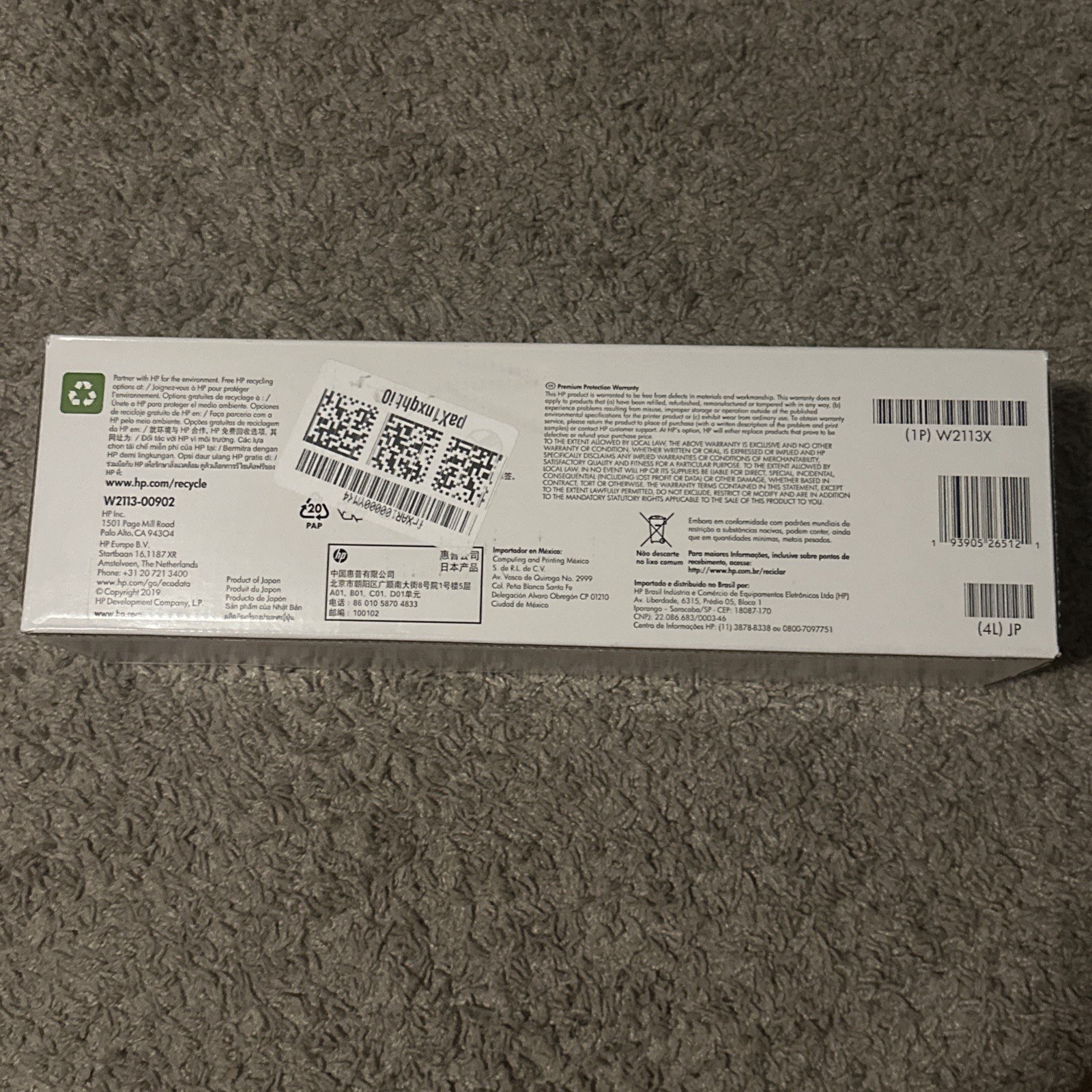 Genuine HP W2113X 206X Magenta High-Yield Toner – NEW SEALED