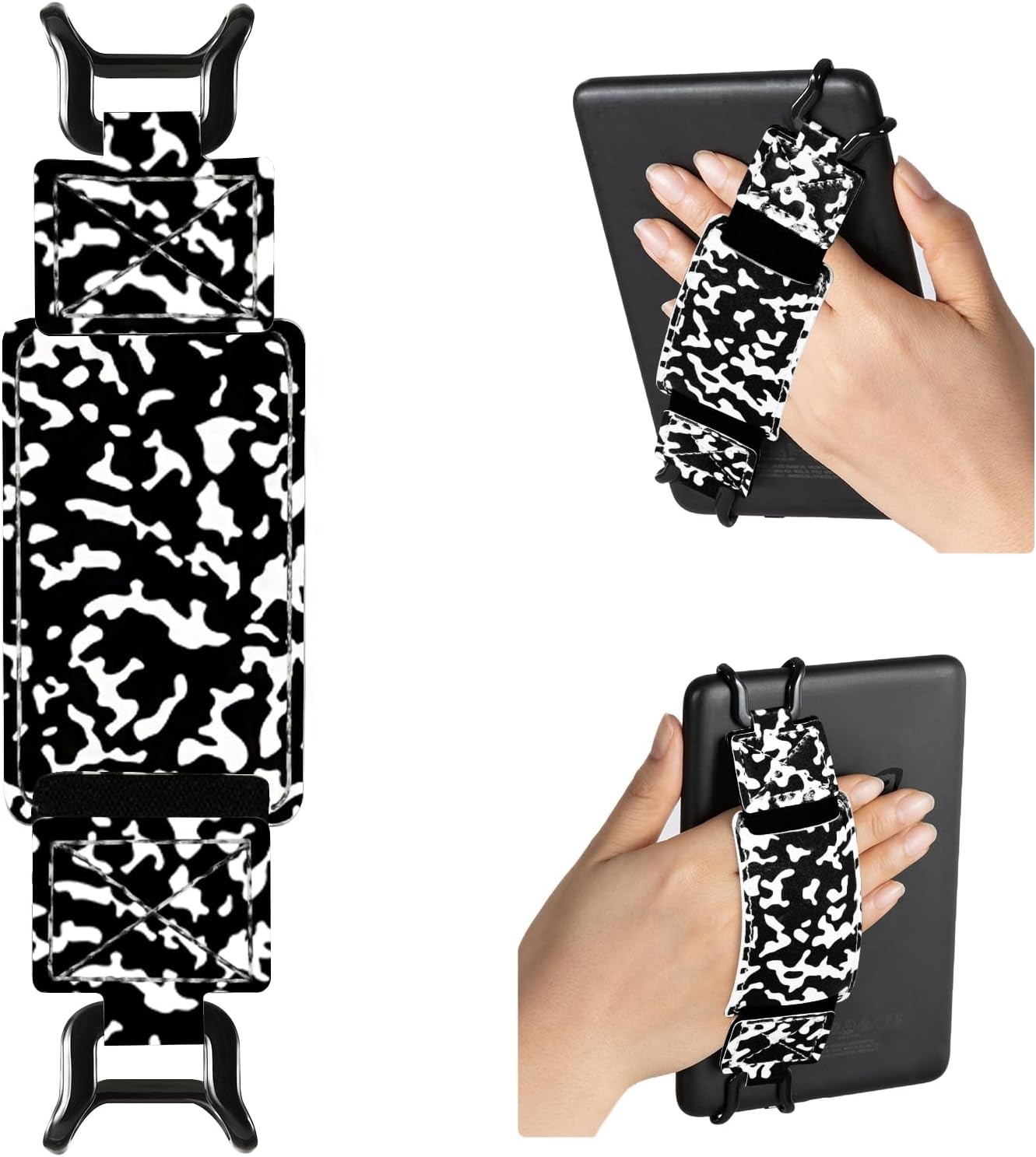 CoBak Kindle Tablet Hand Strap 6-7.5 Inch Kobo E-Reader Grip Holder Black