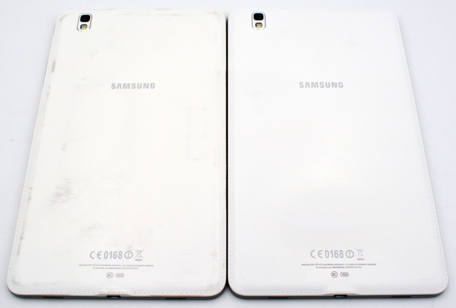 LOT OF 2 – Samsung Galaxy Tab Pro (SM-T320) 8.4in 16GB White Tablet – Wi-Fi Only
