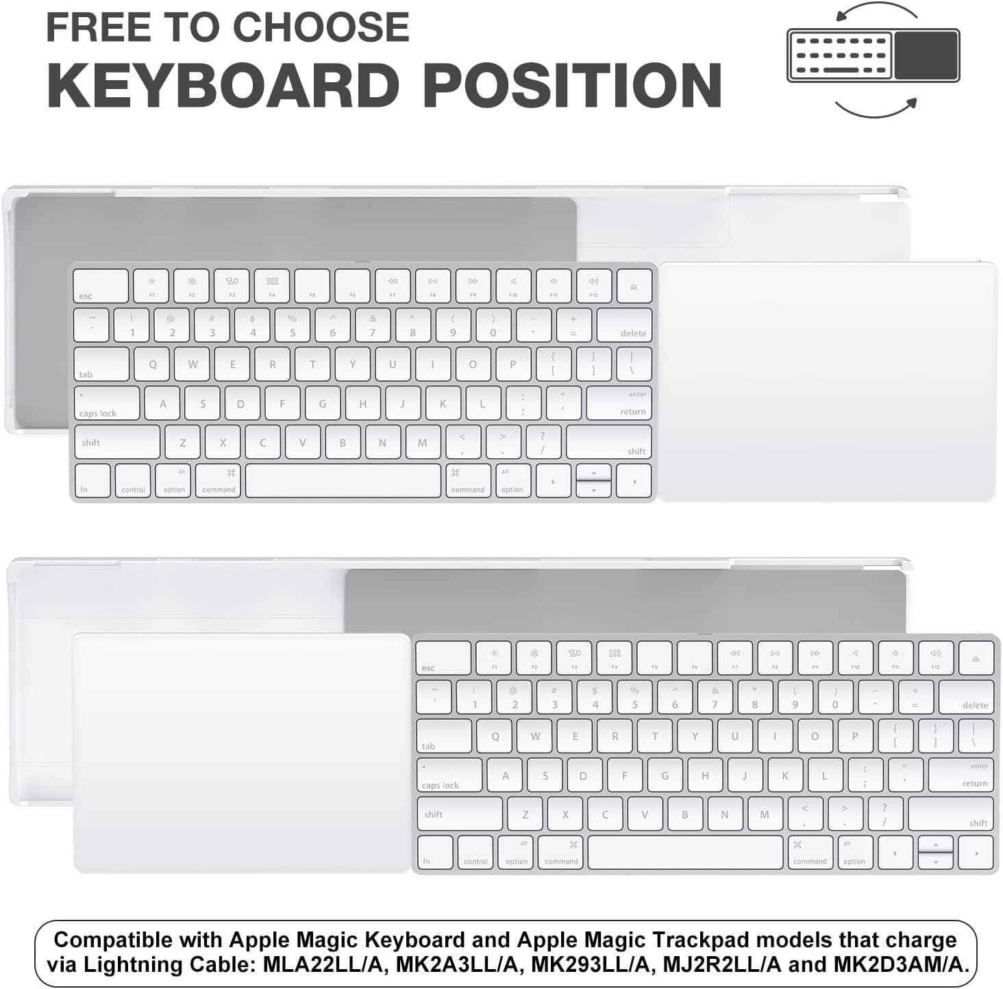 Twelve South MagicBridge | Connects Apple Magic Trackpad 2 to Apple Wireless