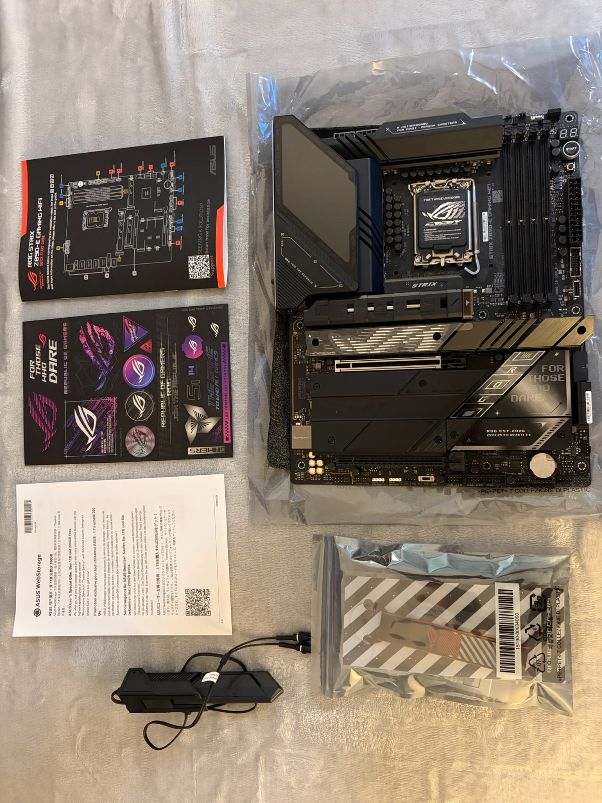 ASUS ROG STRIX Z890-E GAMING WIFI Intel® Z890 LGA 1851 ATX motherboard