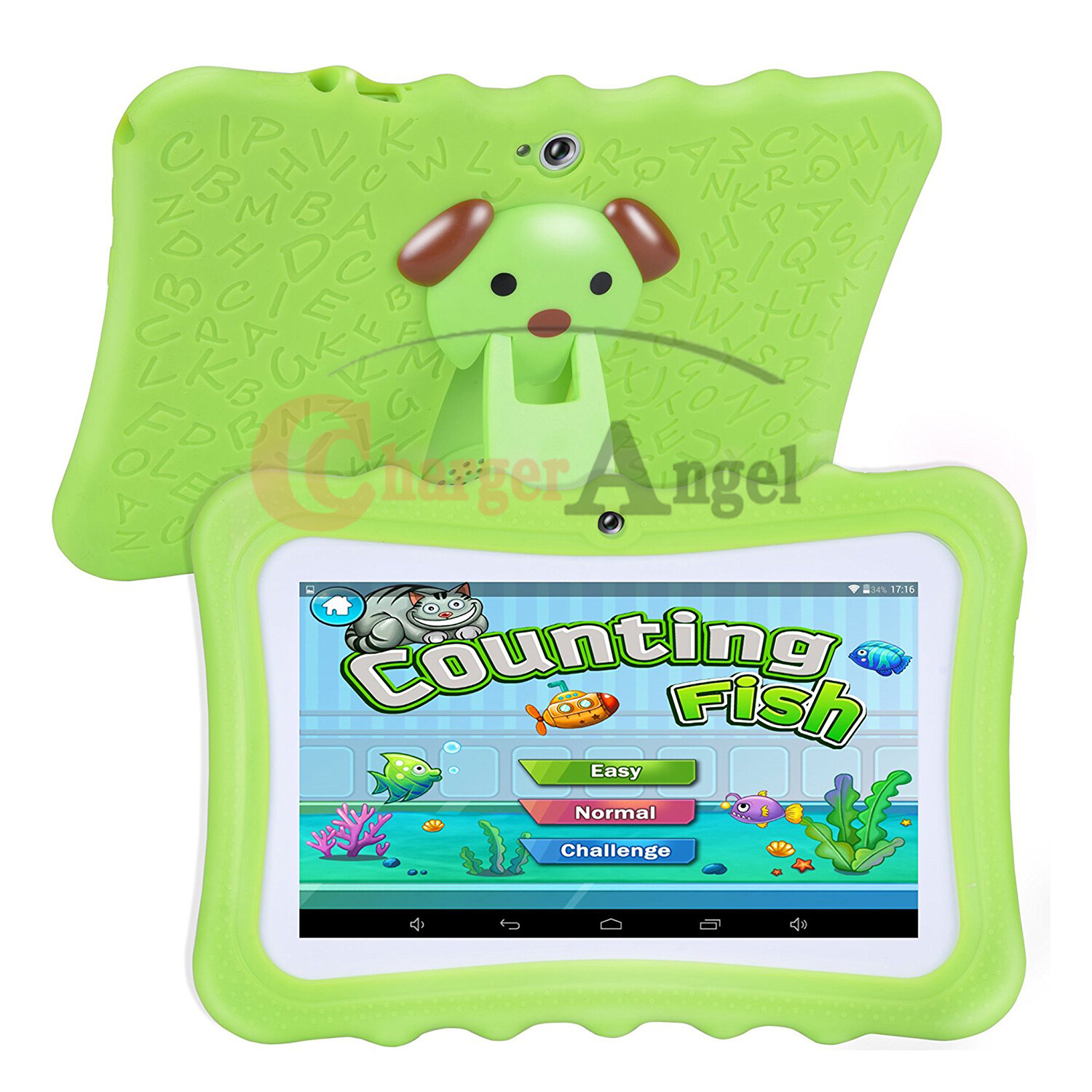 7 inch Kids Tablet Android 9 Tablet for Kids Toddler 64GB WiFi BT Dual Cameras