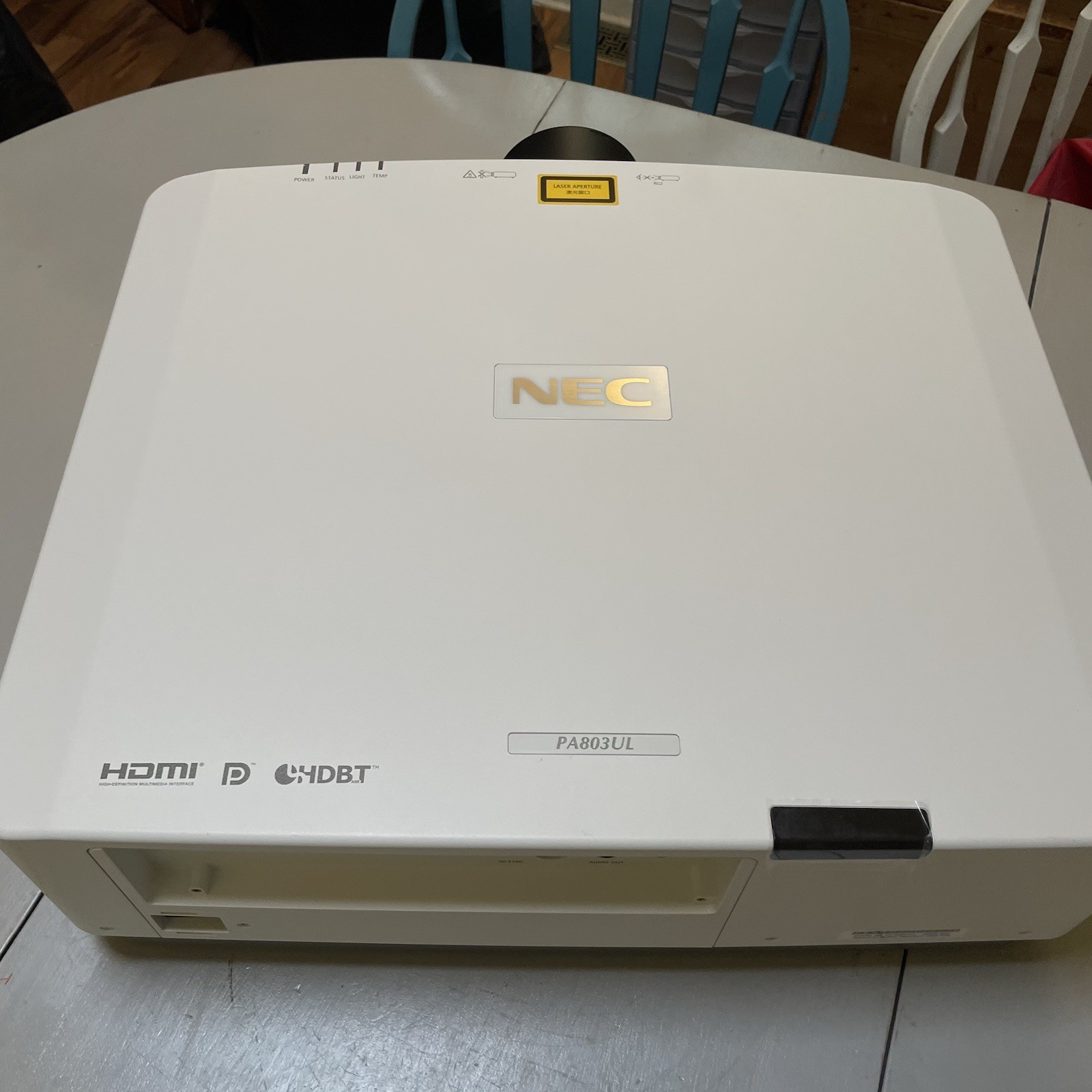 NEC NP-PA803UL 3LCD 1920×1200 8,000 Lumen Projector w/ NP41ZL Lens | 5774 Hours