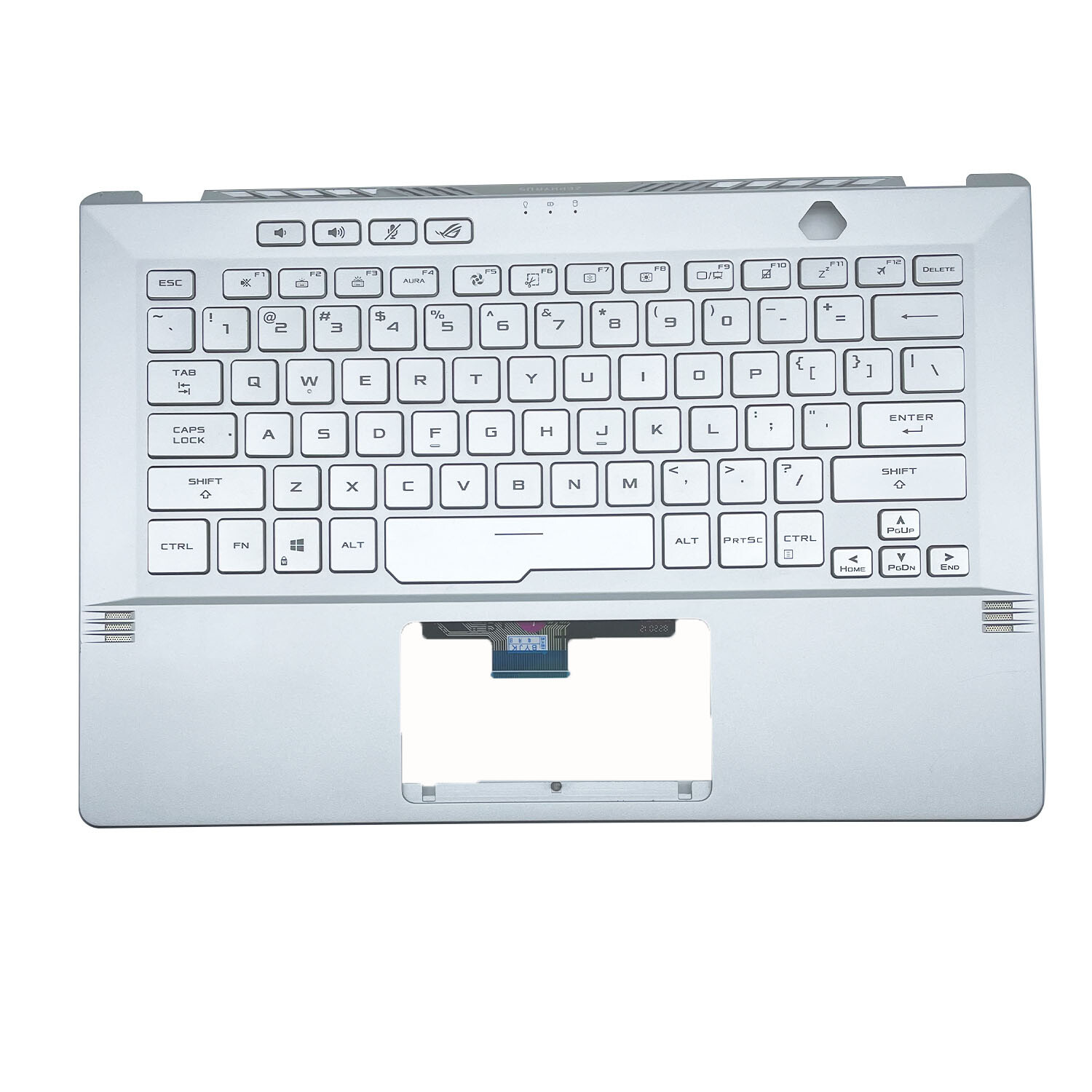 14in Palmrest Cover Backlit Keyboard Silver For Asus GA401Q GA401 GA401I GA401U