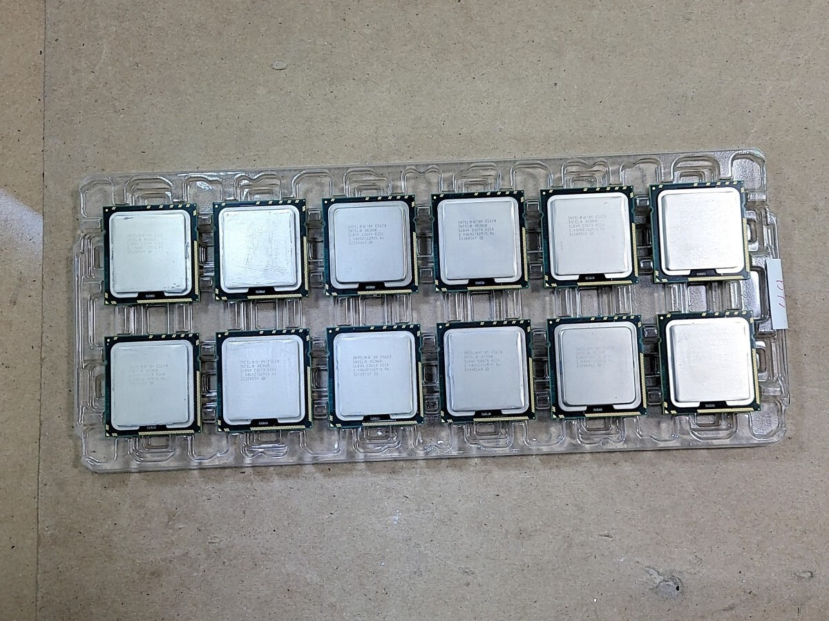 Lot of 10* INTEL SLBV4 Xeon E5620 2.4GHz Server CPU