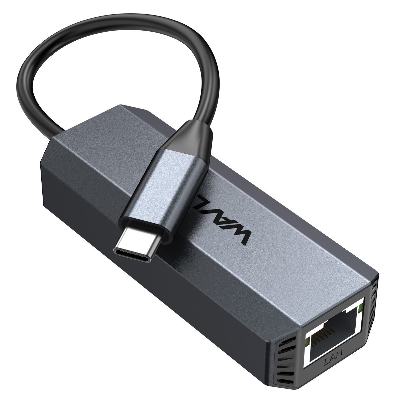 5Gbps USB-C to Ethernet Adapter LAN 5000Mbps USB-C to RJ45 Network Converter