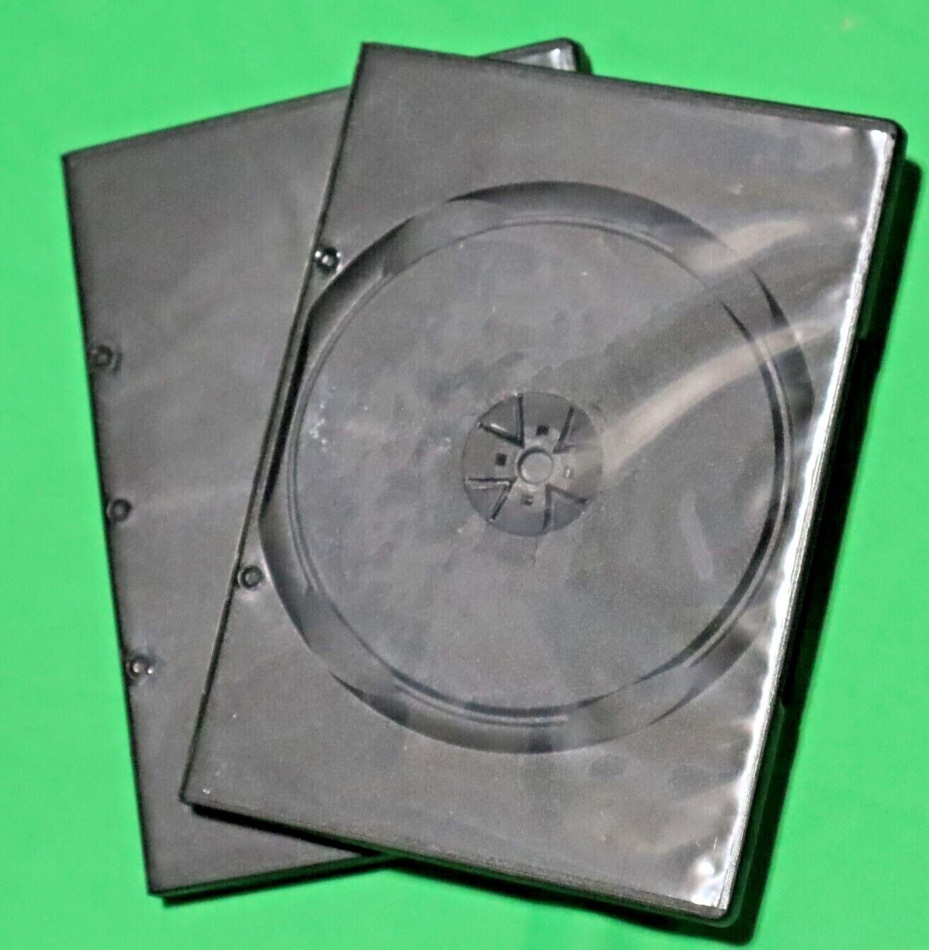 Premium Standard 14mm Single Disc Cases for Video Games – 2 Pack