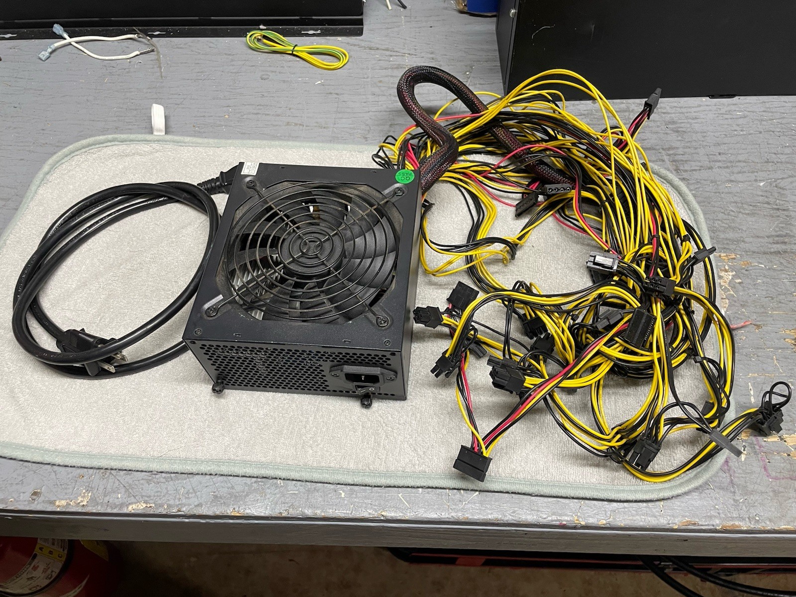 1600W Power Supply PSU for Computer, Mining Rig