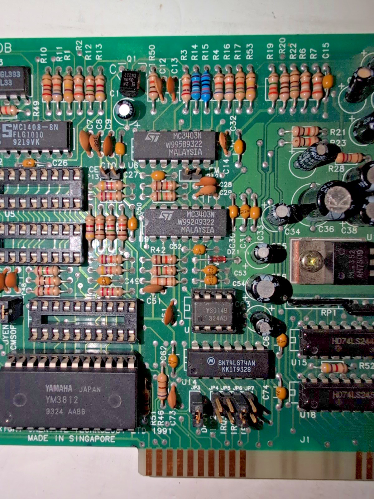 Creative Labs Sound Blaster 2.0 CT1350B ISA 8‑bit OPL2 CMS Read Description