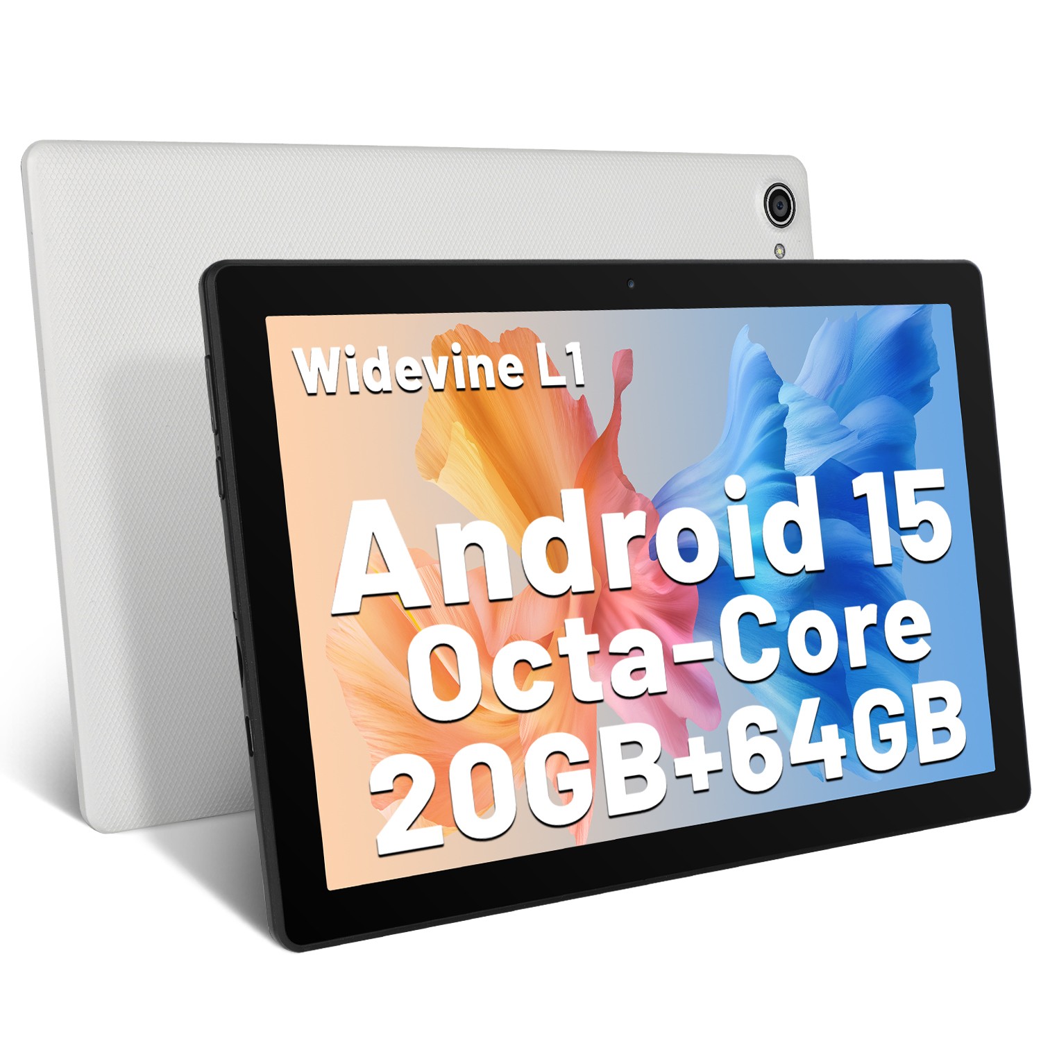 AEEZO 10.1″ WIFI Tablet Android 15 IPS HD 20GB+64GB Quad-Core Dual Camera