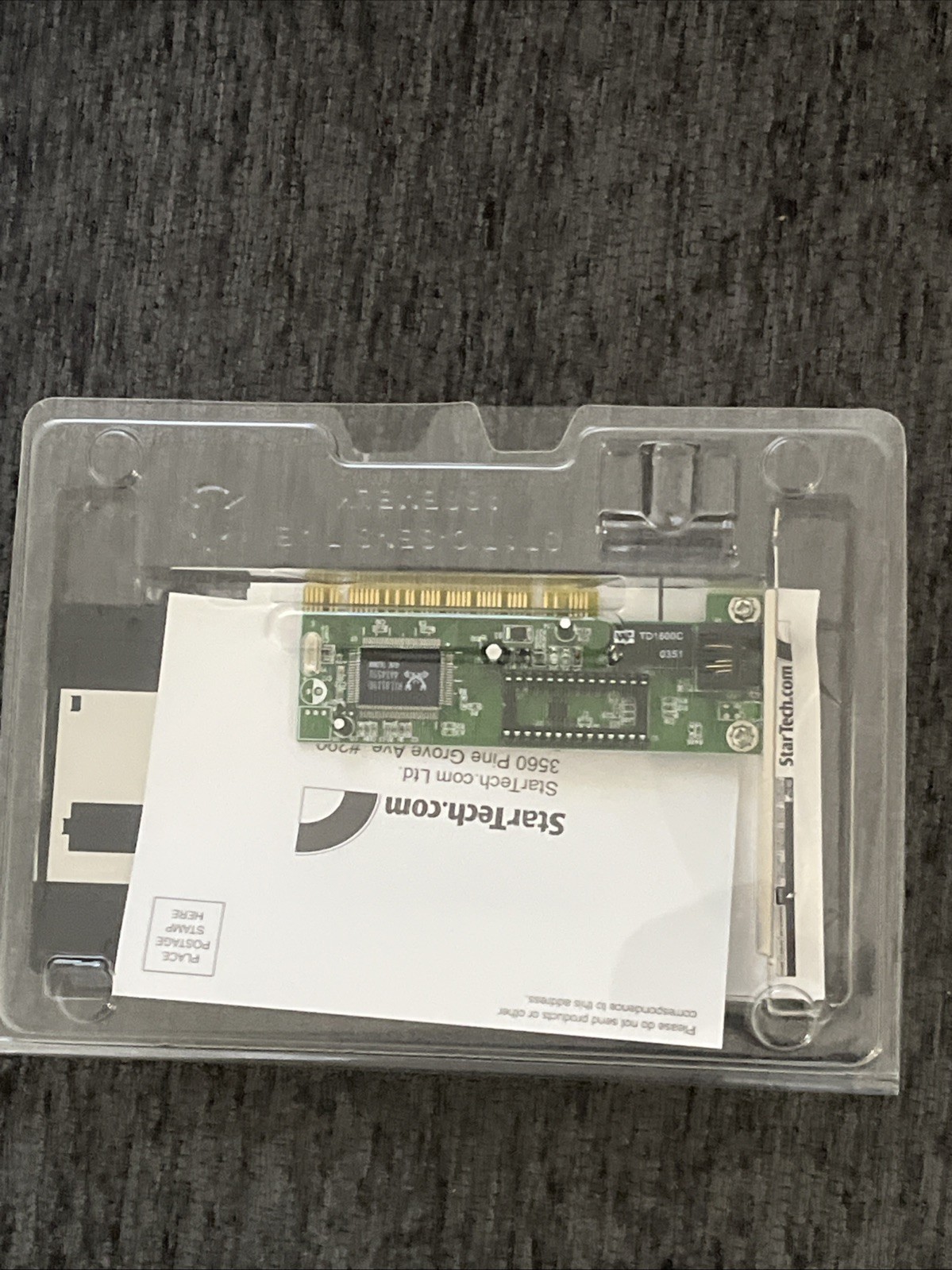 StarTech ST100S 1 Port PCI 10/100Mbps Ethernet Network Adapter Card