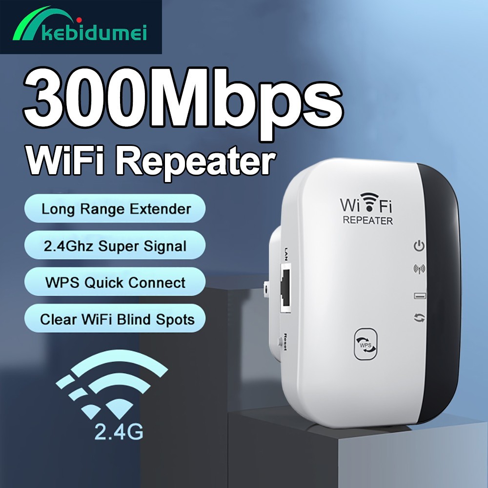 300Mbps Long Range Wireless Wi-Fi Repeater Extender Amplifier Booster